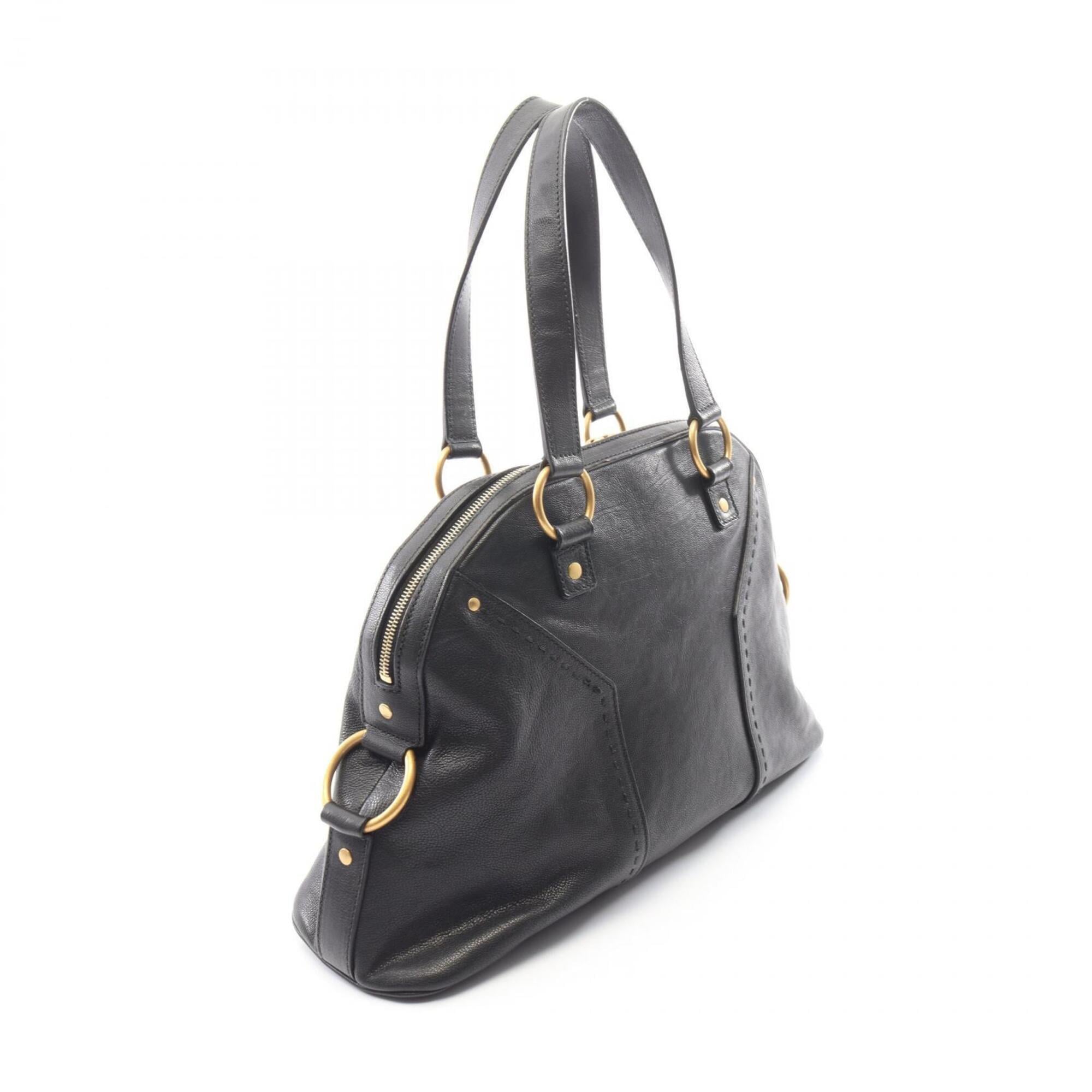 Yves Saint Laurent Black Leather Handbag (Pre-Owned)