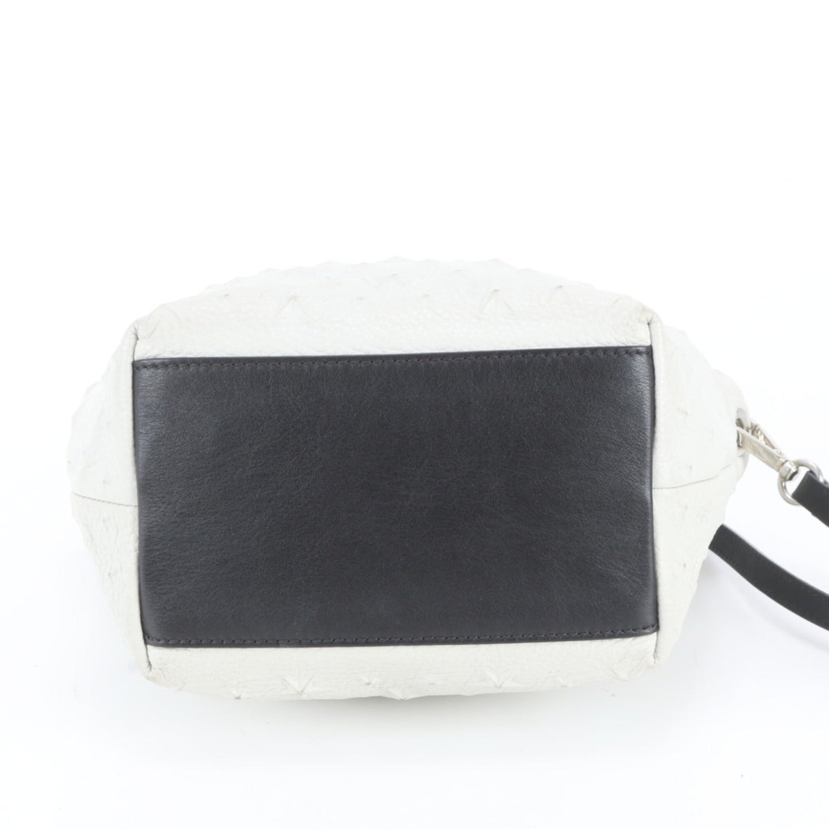 Jimmy Choo White Leather Crossbody Bag Handbag Shoulder Bag (Pre-Owned)