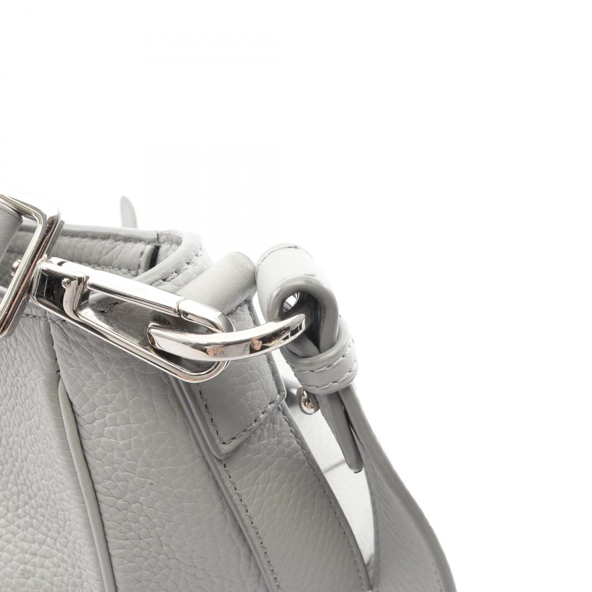 Christian Dior Blue Leather Handbag Saddle Bag (Pre-Owned)