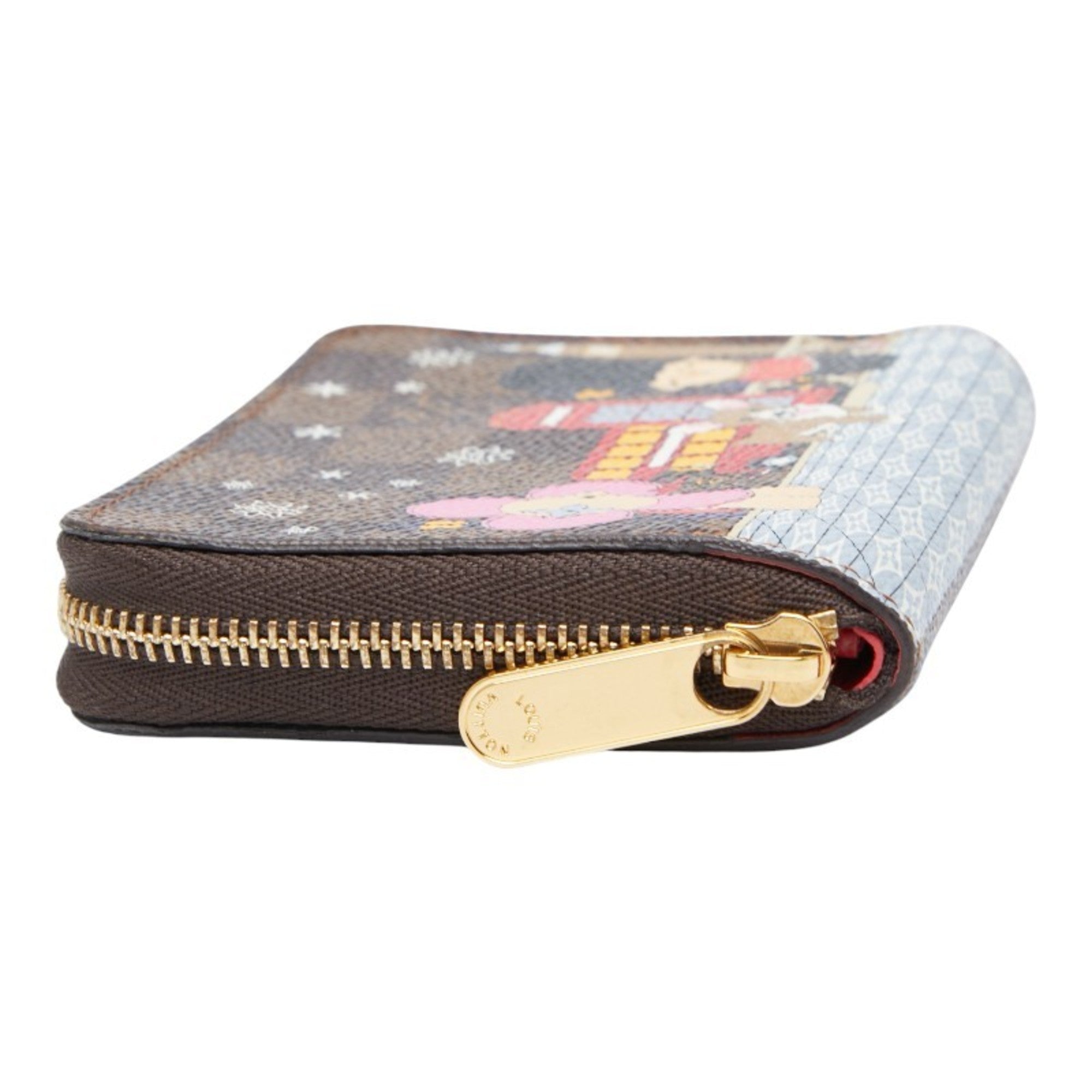 Louis Vuitton Brown Multi-Color Pvc Coin Purse/Coin Case (Pre-Owned)