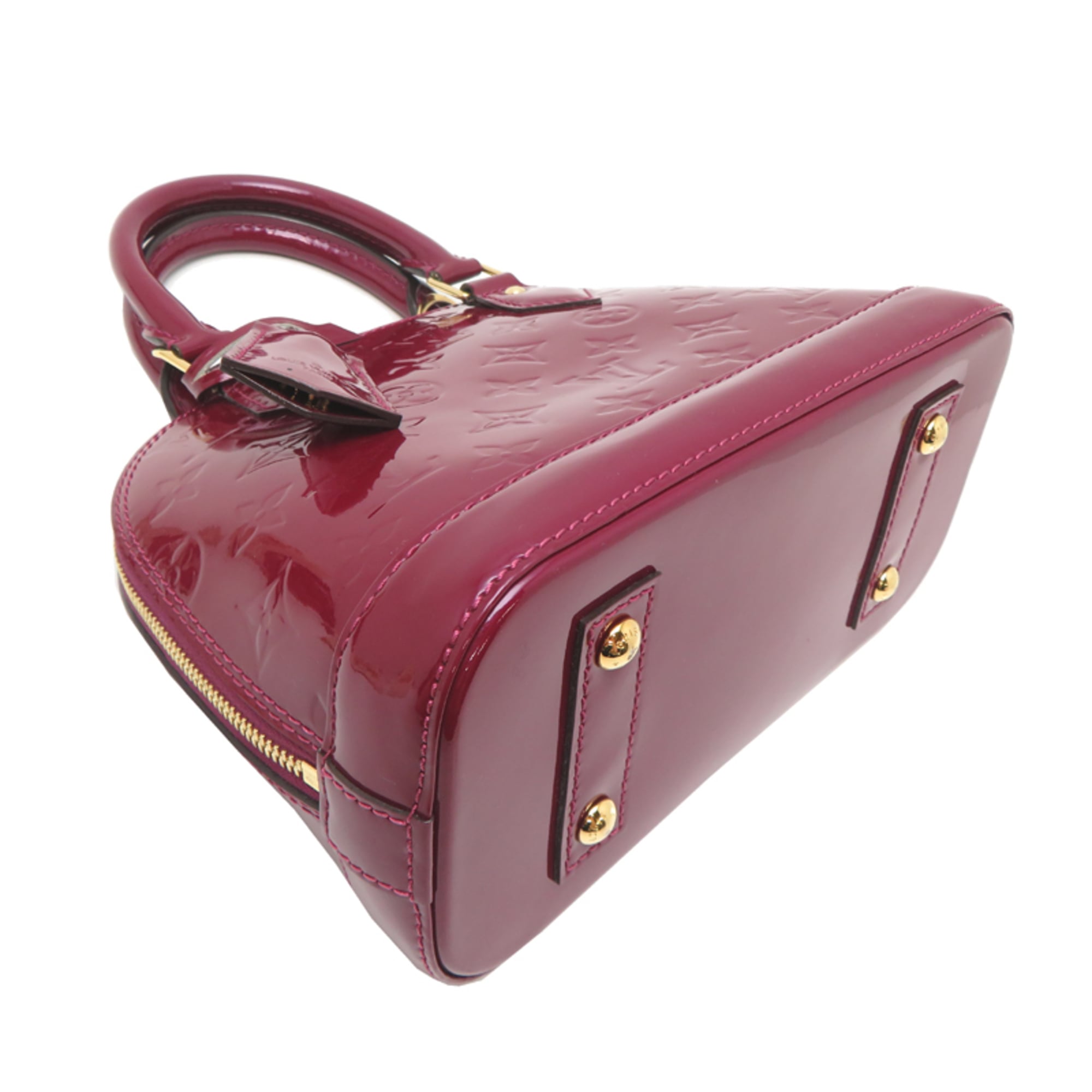 Louis Vuitton Purple Monogram Vernis Handbag (Pre-Owned)