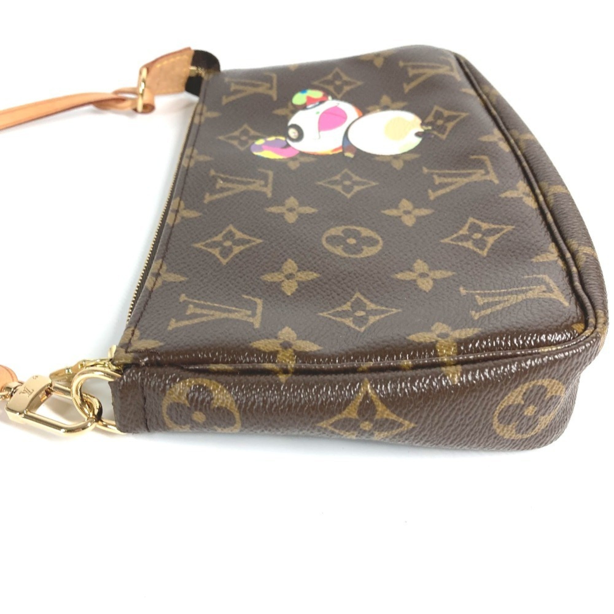 Louis Vuitton Brown Monogram Panda Monogram Handbag Pouch Shoulder Bag (Pre-Owned)