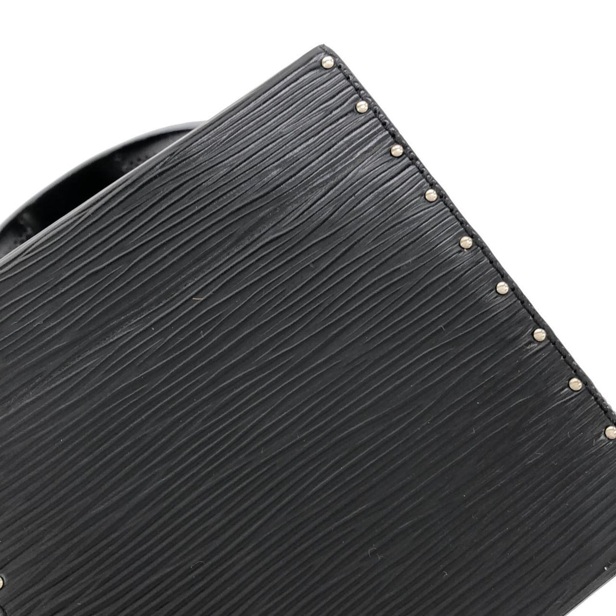 Louis Vuitton Black Leather Handbag (Pre-Owned)