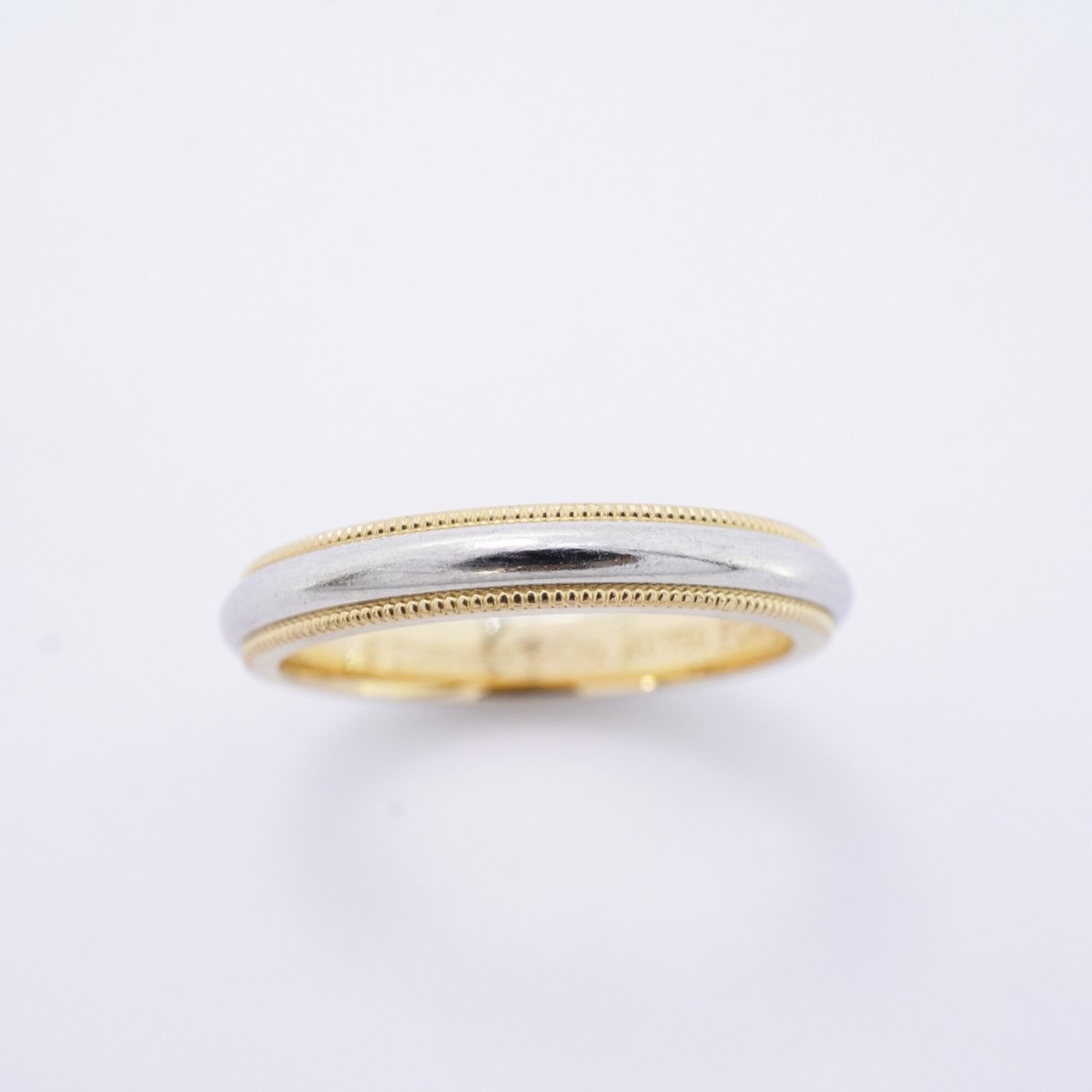 Tiffany Yellow Gold (18K) Platinum 950 Band Ring (Pre-Owned)