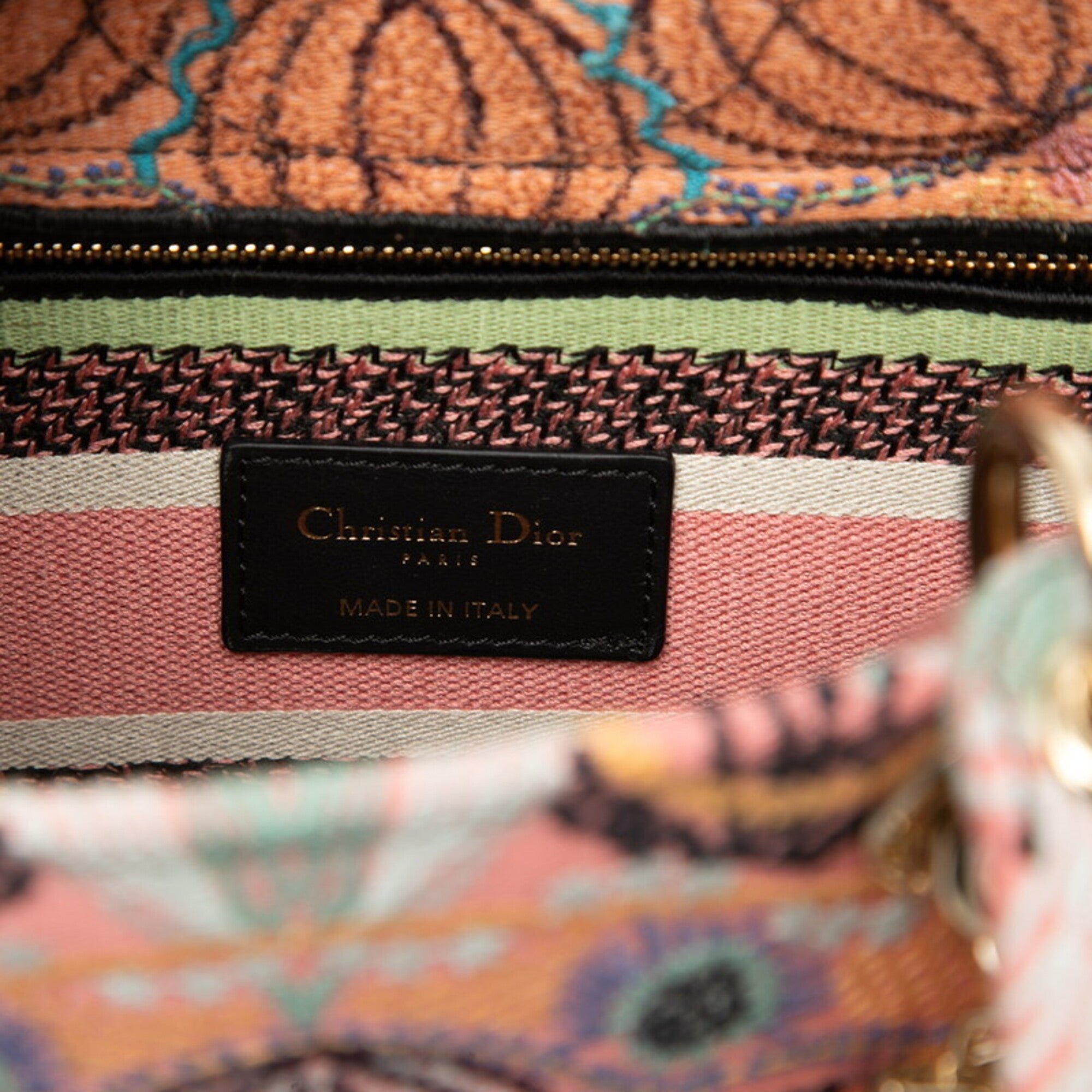 Christian Dior Multi-Color Canvas Handbag Shoulder Bag (Pre-Owned)