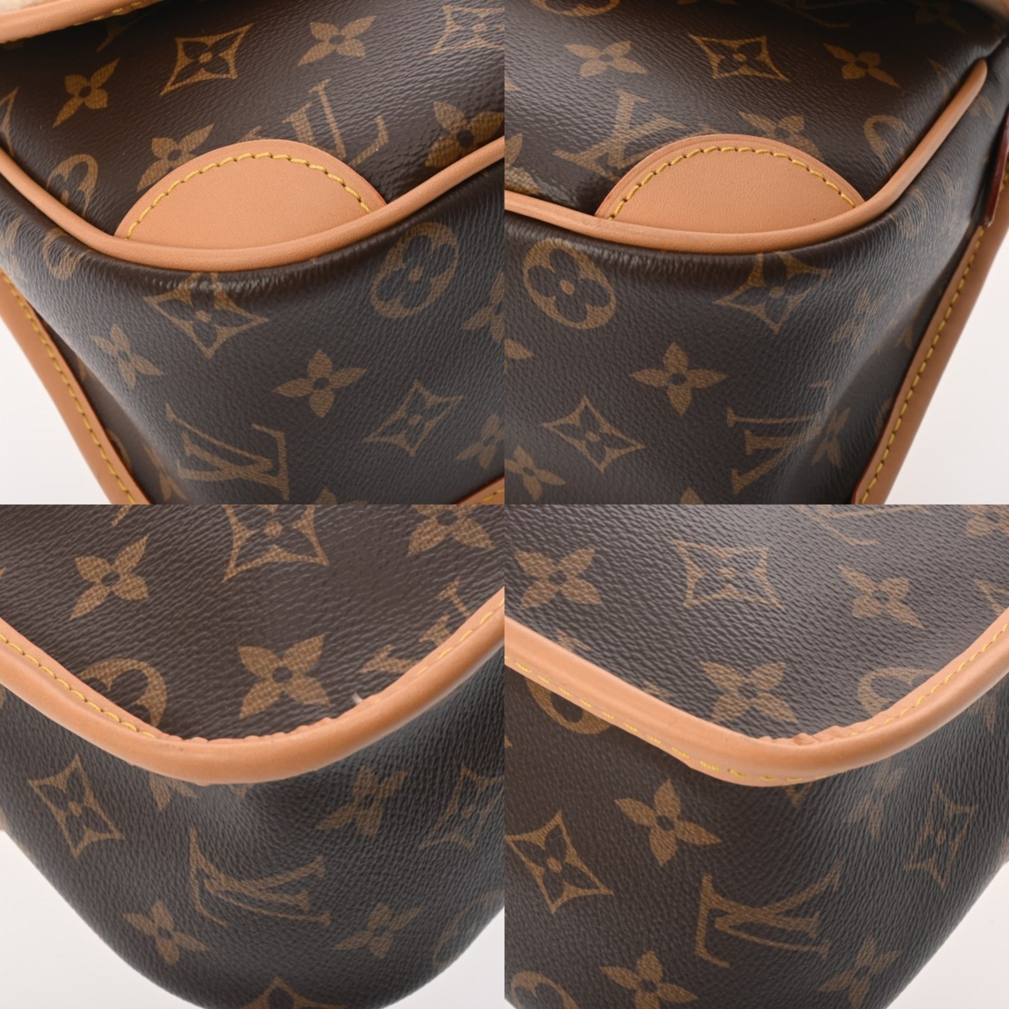 Louis Vuitton Brown Monogram Canvas Shoulder Bag (Pre-Owned)