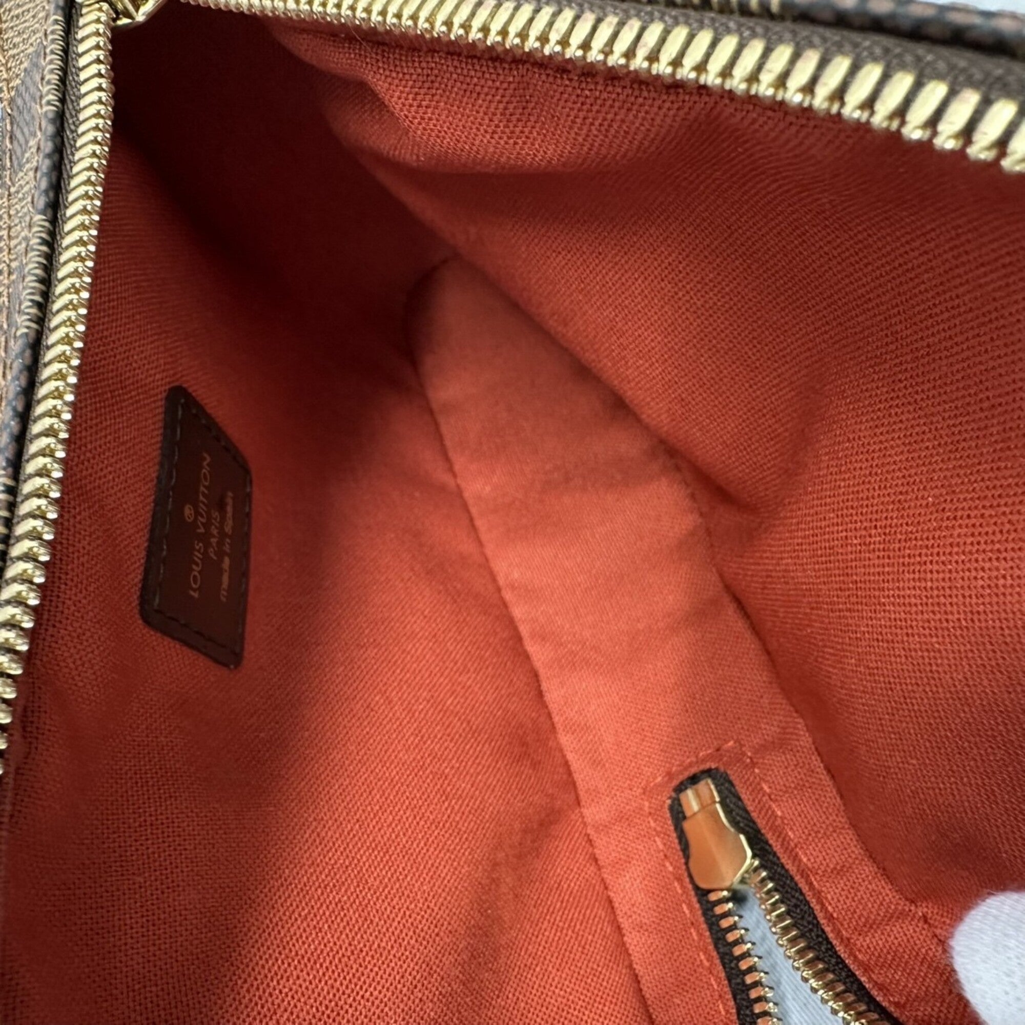 Louis Vuitton Damier Brown Damier Canvas Shoulder Bag Sling Bag (Pre-Owned)