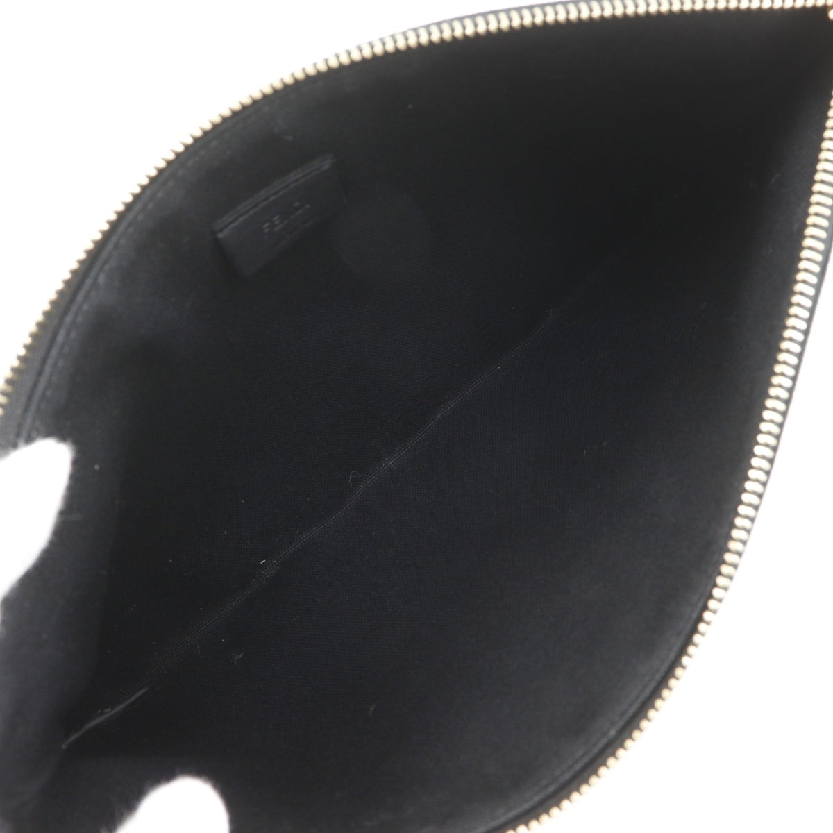 Fendi Black Cotton Pouch (Pre-Owned)
