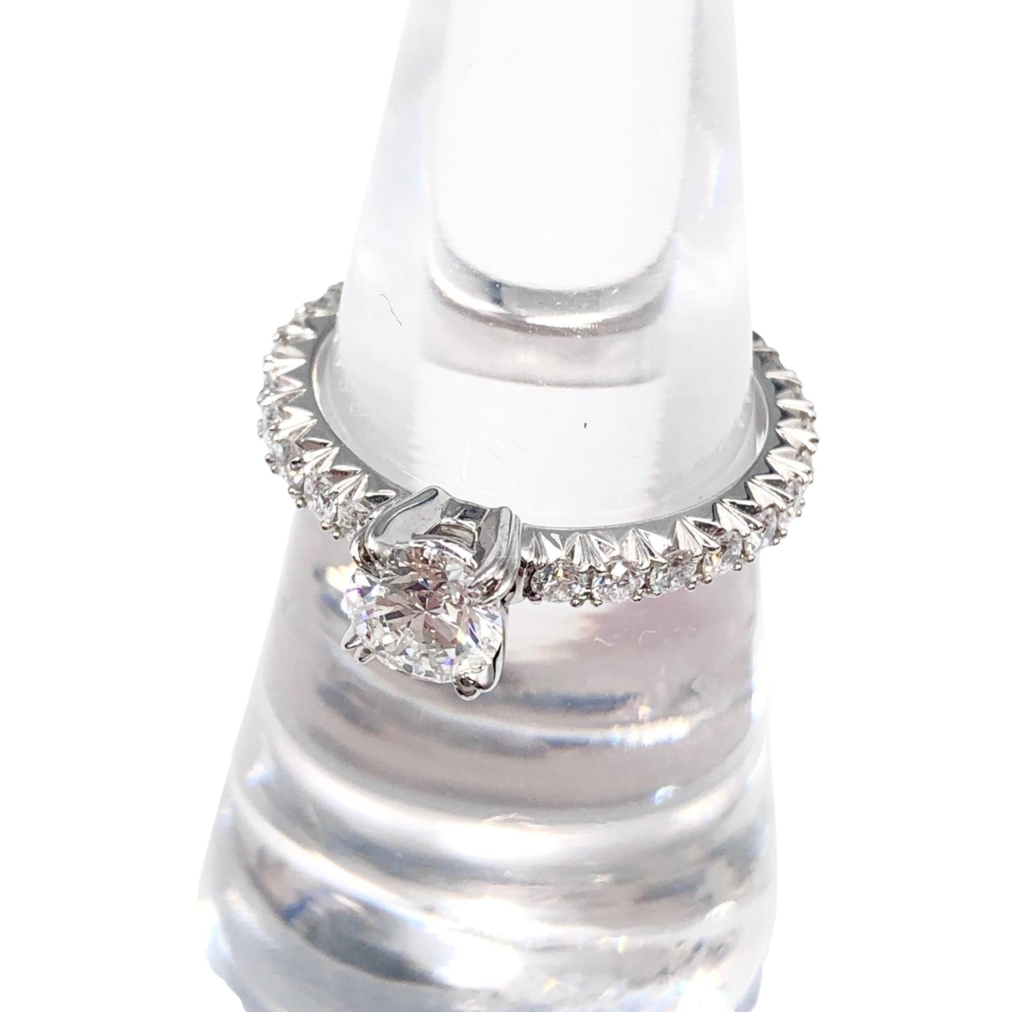 Harry Winston Silver Platinum Band Ring (Pre-Owned)