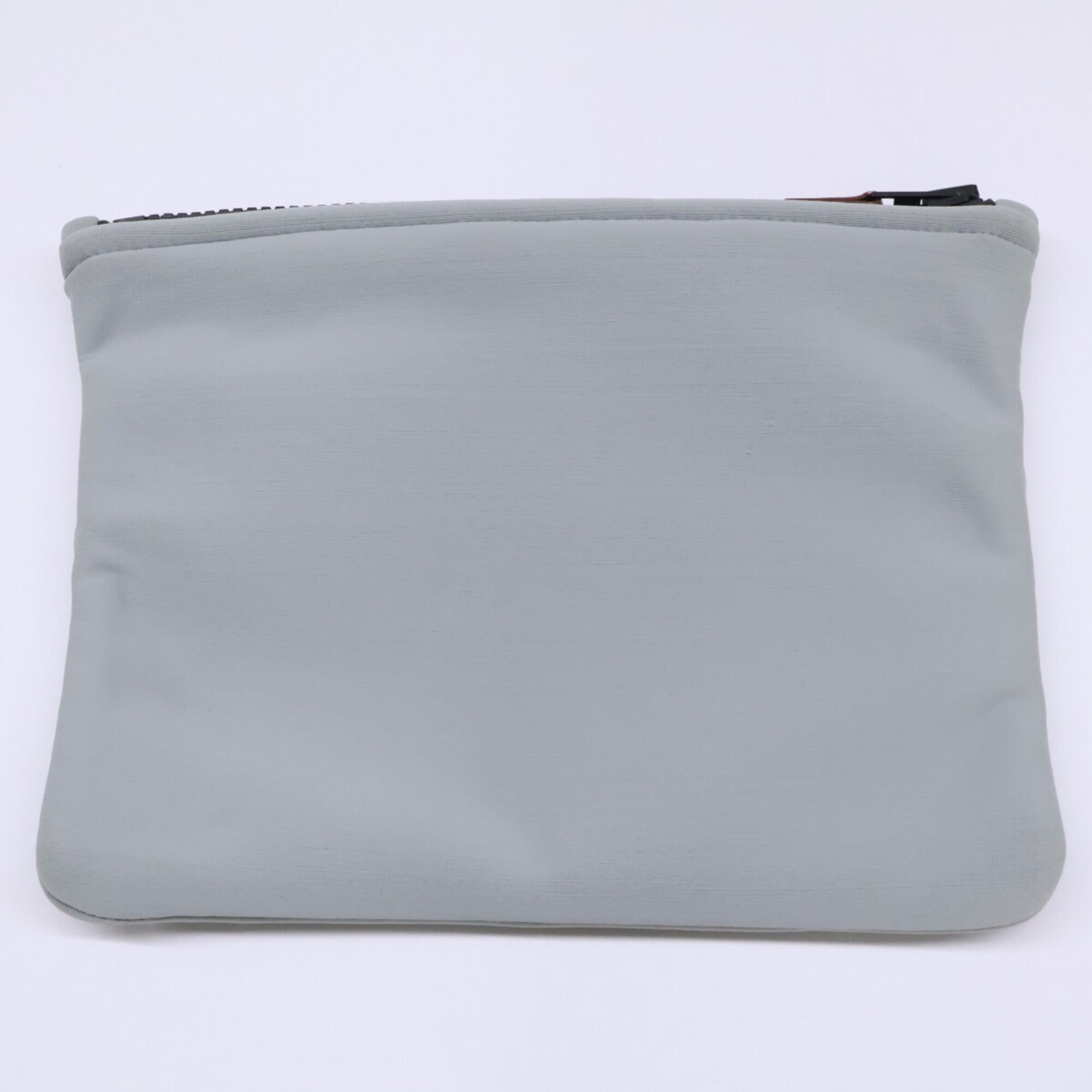 Hermes Gray Neoprene Pouch (Pre-Owned)