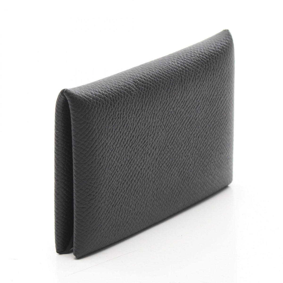Hermes Black Epsom Leather Coin Purse/Coin Case (Pre-Owned)
