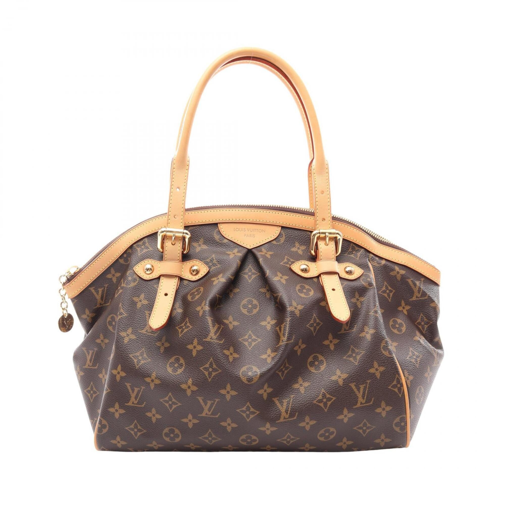 Louis Vuitton Brown Monogram Coated Canvas Leather Handbag (Pre-Owned)