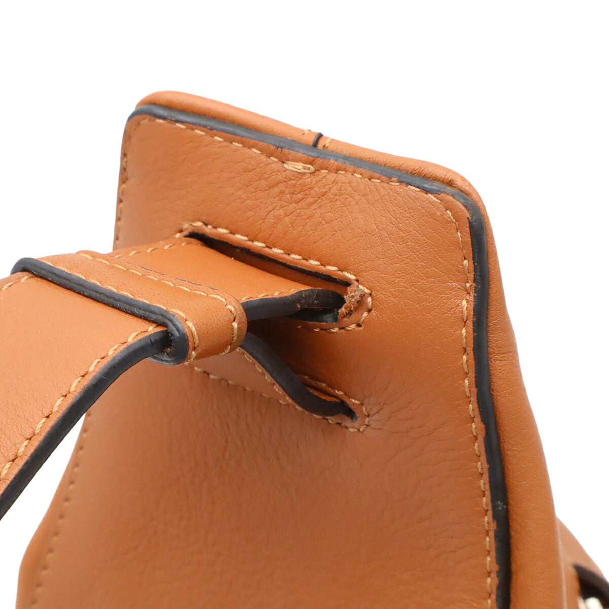 Loewe Anton Brown Leather Shoulder Bag Sling Bag (Pre-Owned)