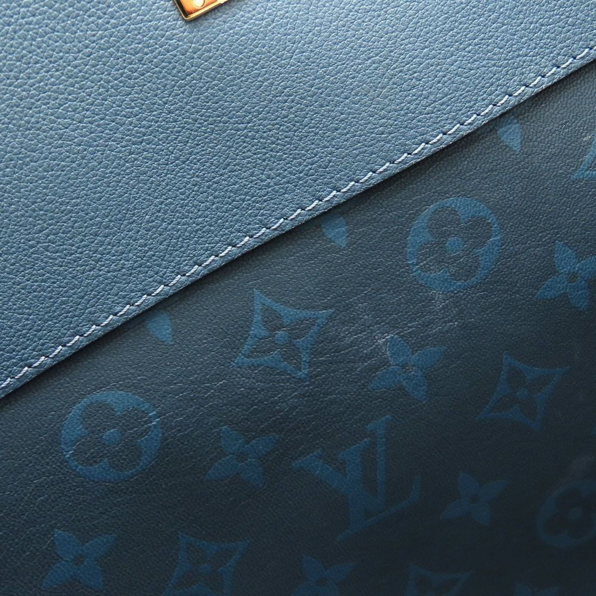Louis Vuitton Blue Handbag (Pre-Owned)