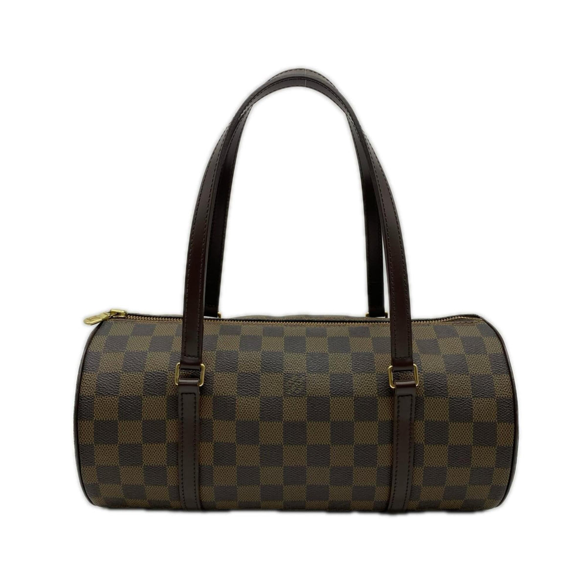 Louis Vuitton Damier Beige Brown Coated Canvas Leather Handbag (Pre-Owned)