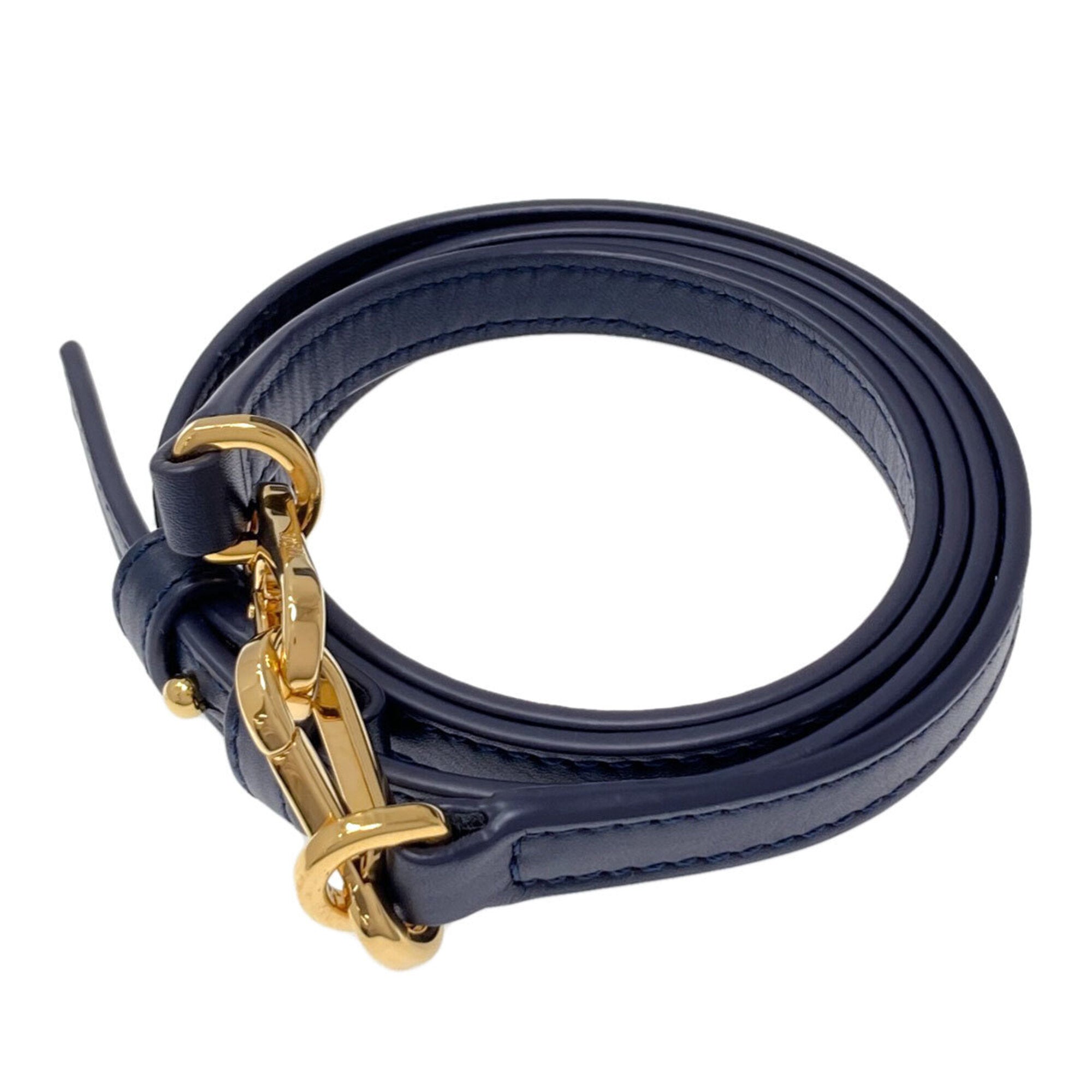 Loewe Navy Leather Handbag (Pre-Owned)