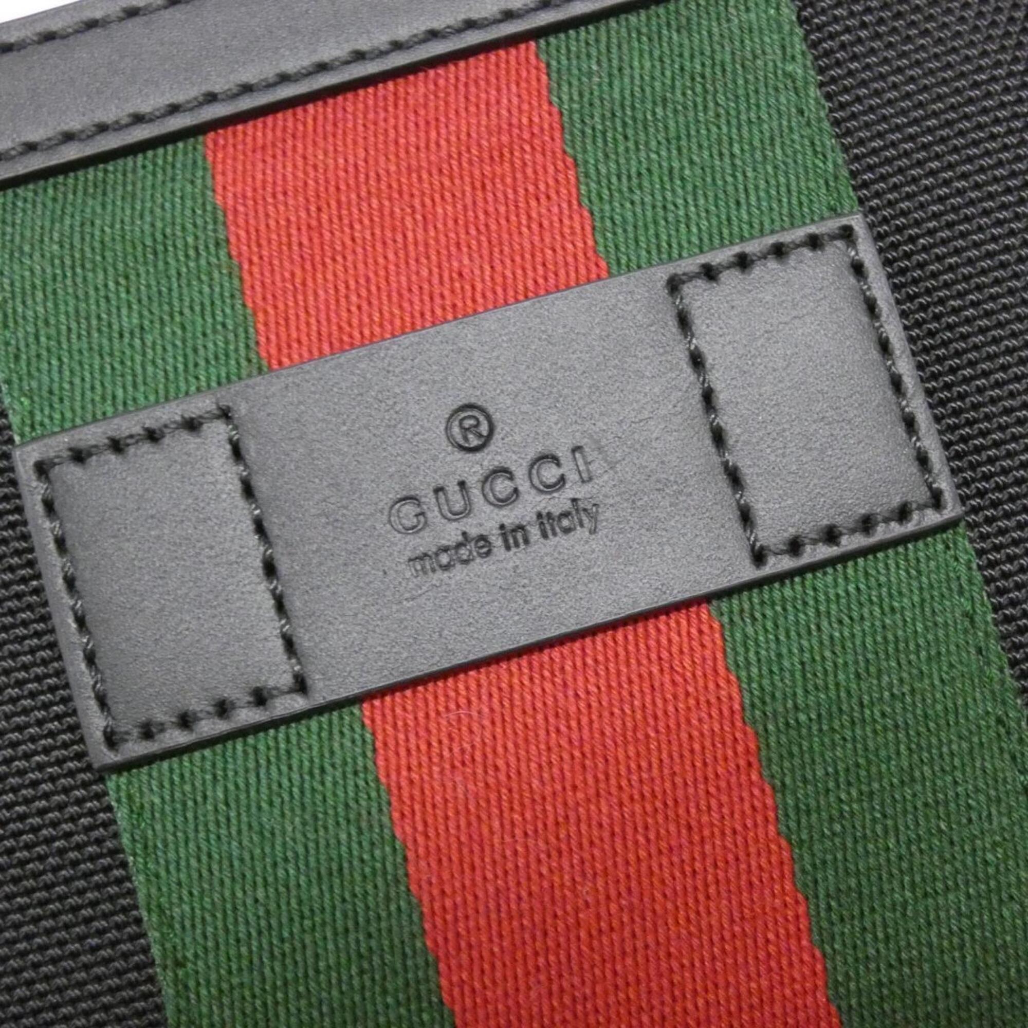 Gucci Black Canvas Handbag (Pre-Owned)