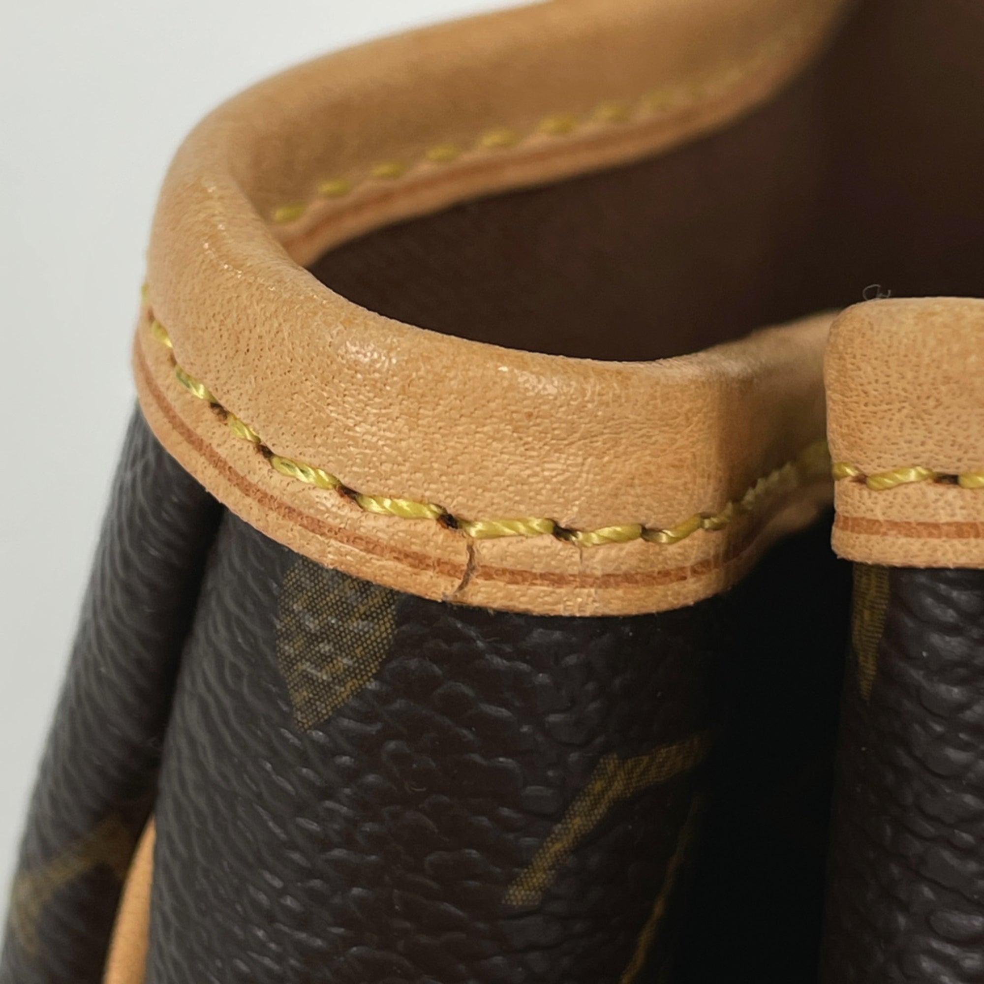 Louis Vuitton Brown Monogram Handbag Tote Bag (Pre-Owned)
