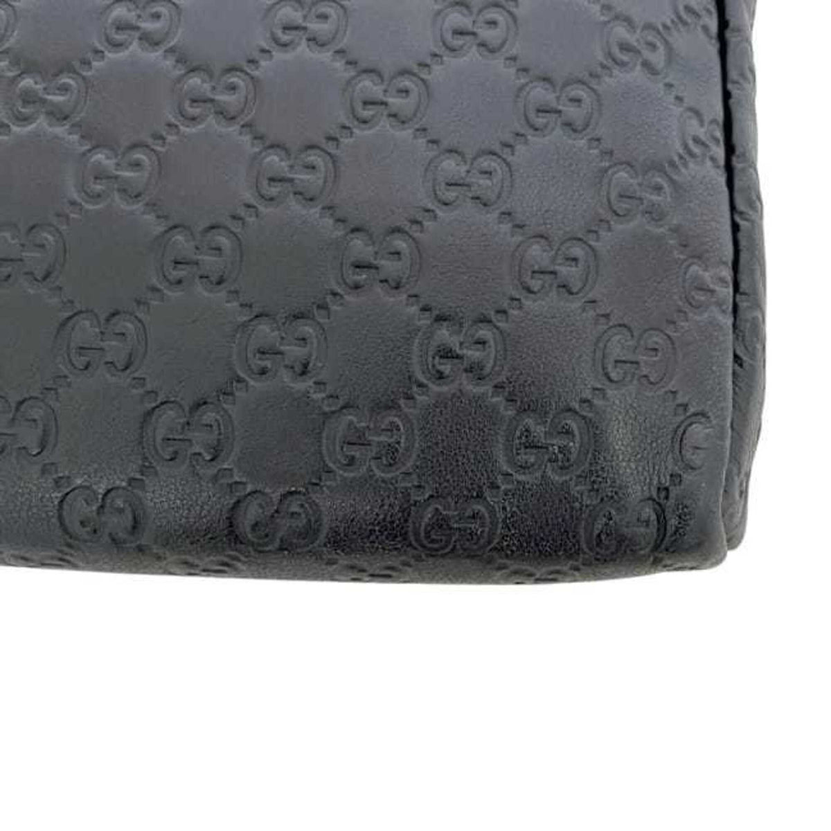 Gucci Black Leather Shoulder Bag (Pre-Owned)