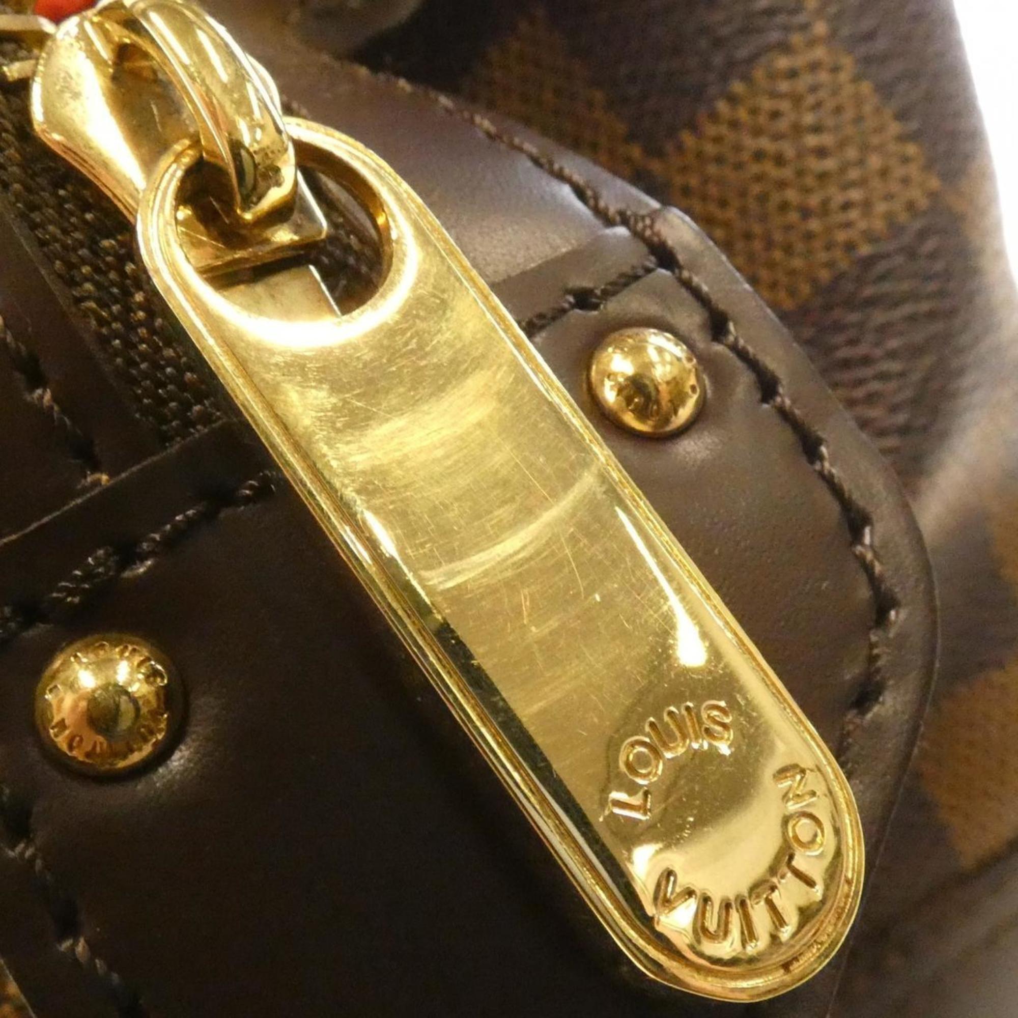 Louis Vuitton Brown Coated Canvas Handbag (Pre-Owned)