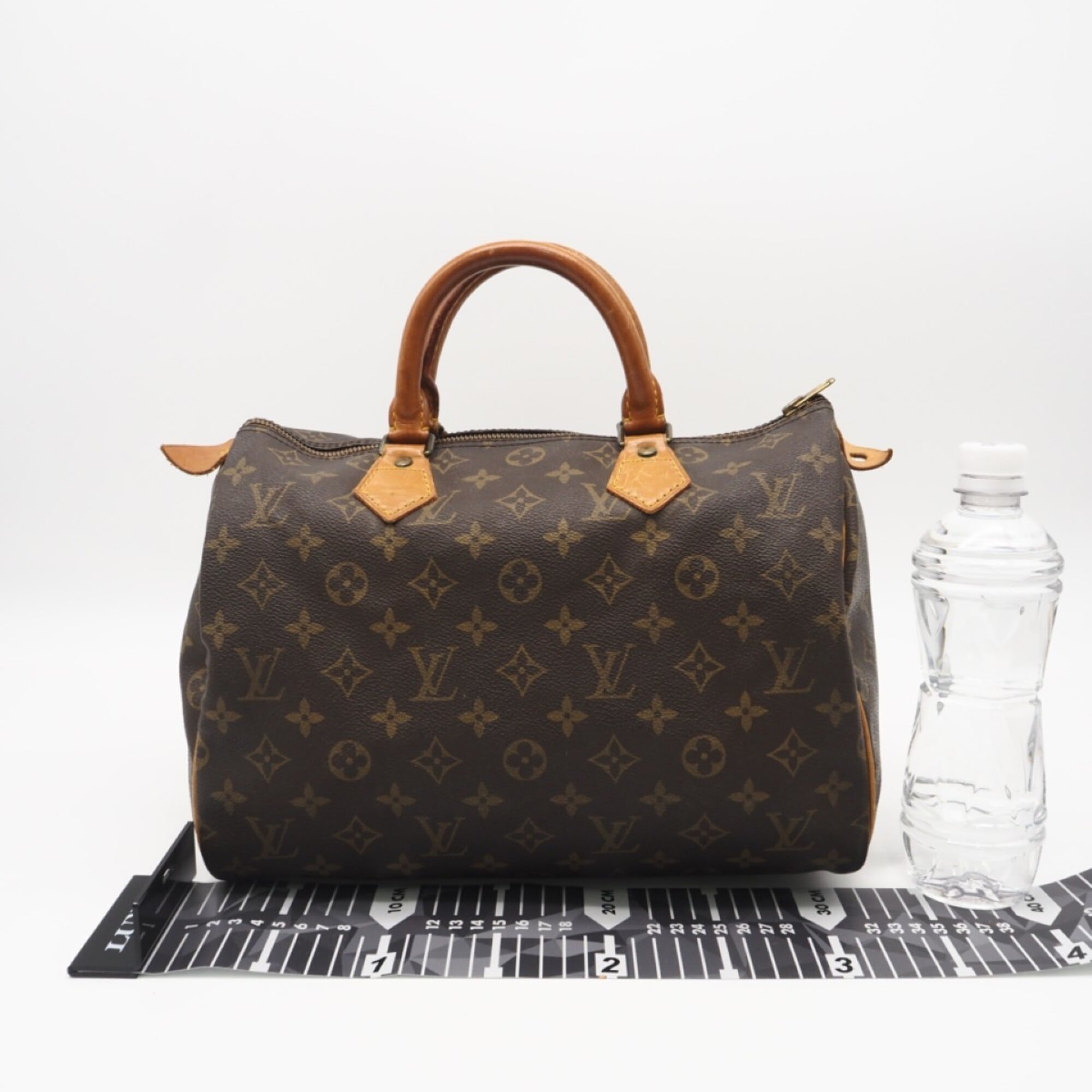 Louis Vuitton Black Coated Canvas Leather Handbag (Pre-Owned)