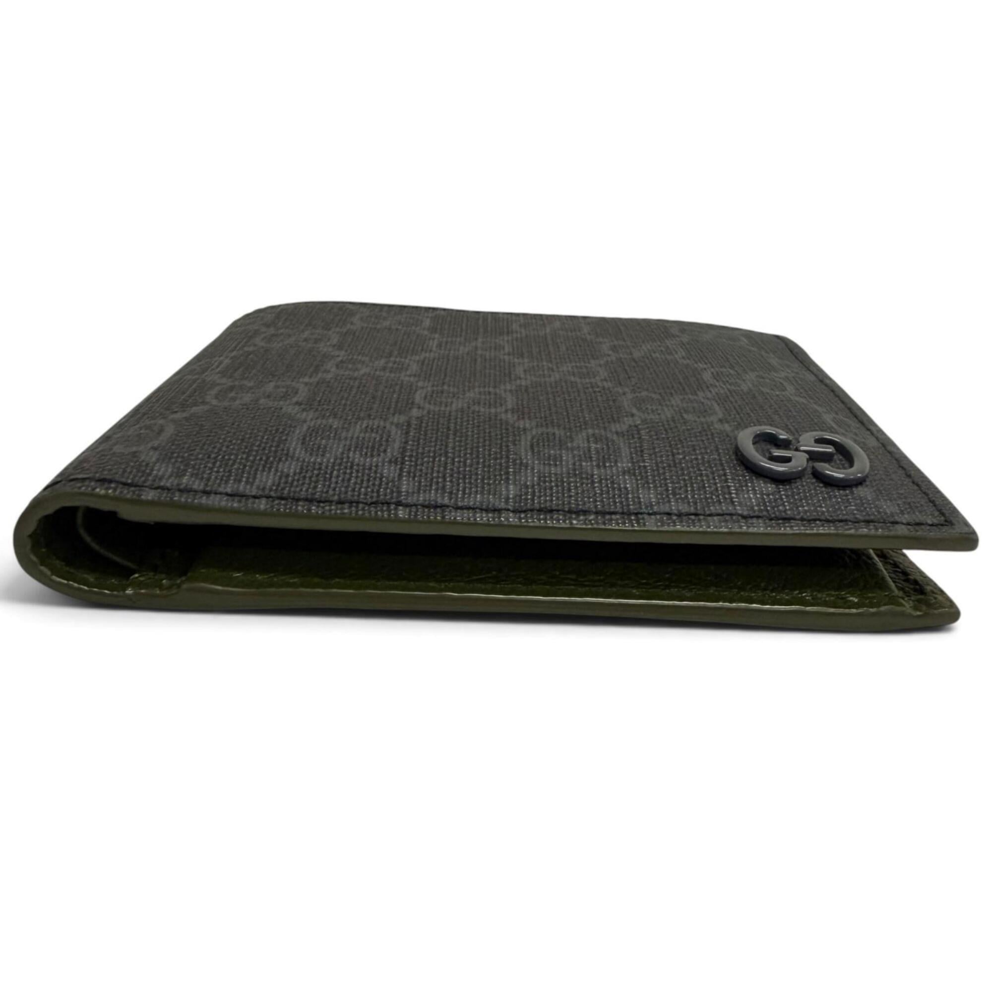 Gucci Gray Gg Supreme Wallet (Bi-Fold) (Pre-Owned)