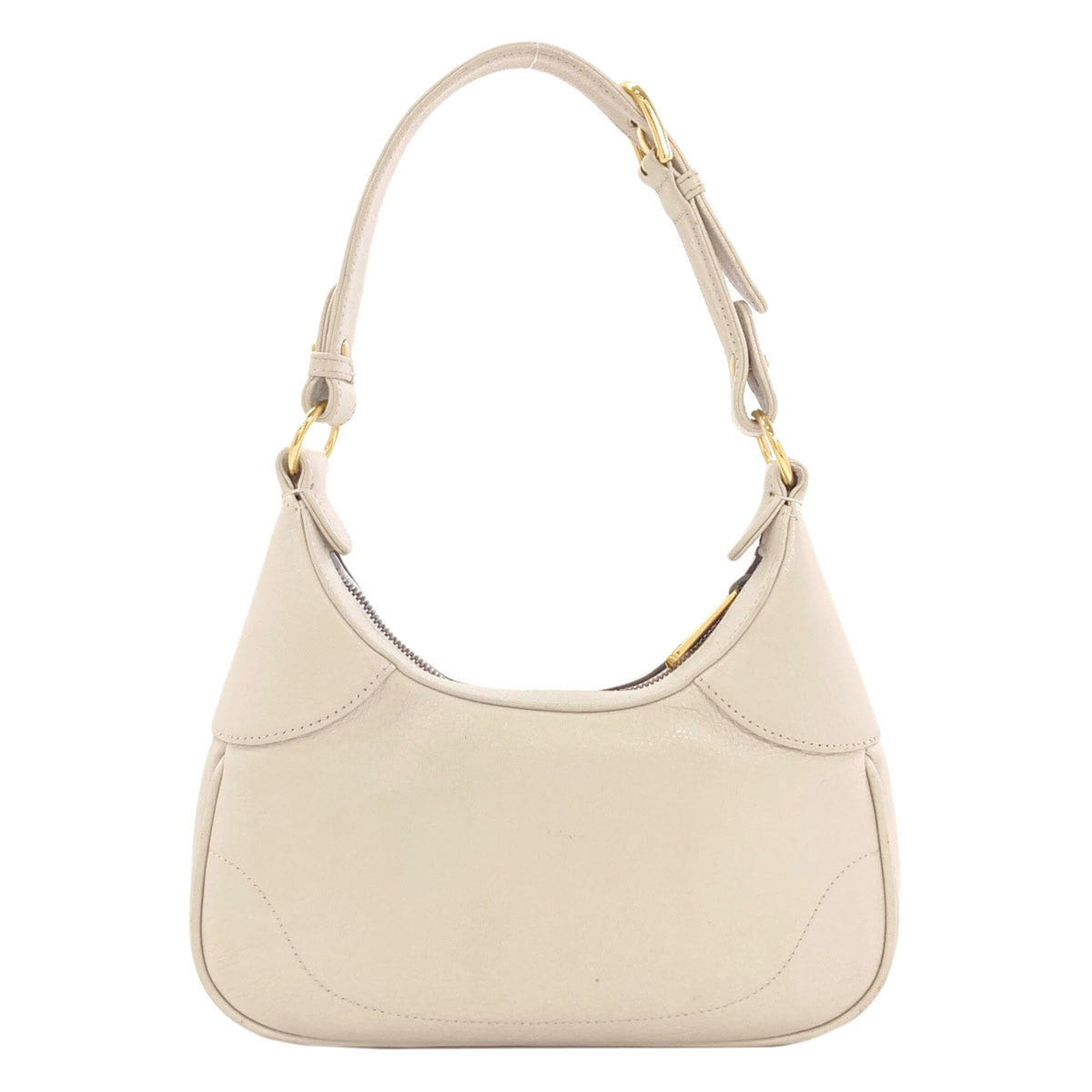Gucci White Leather Shoulder Bag (Pre-Owned)