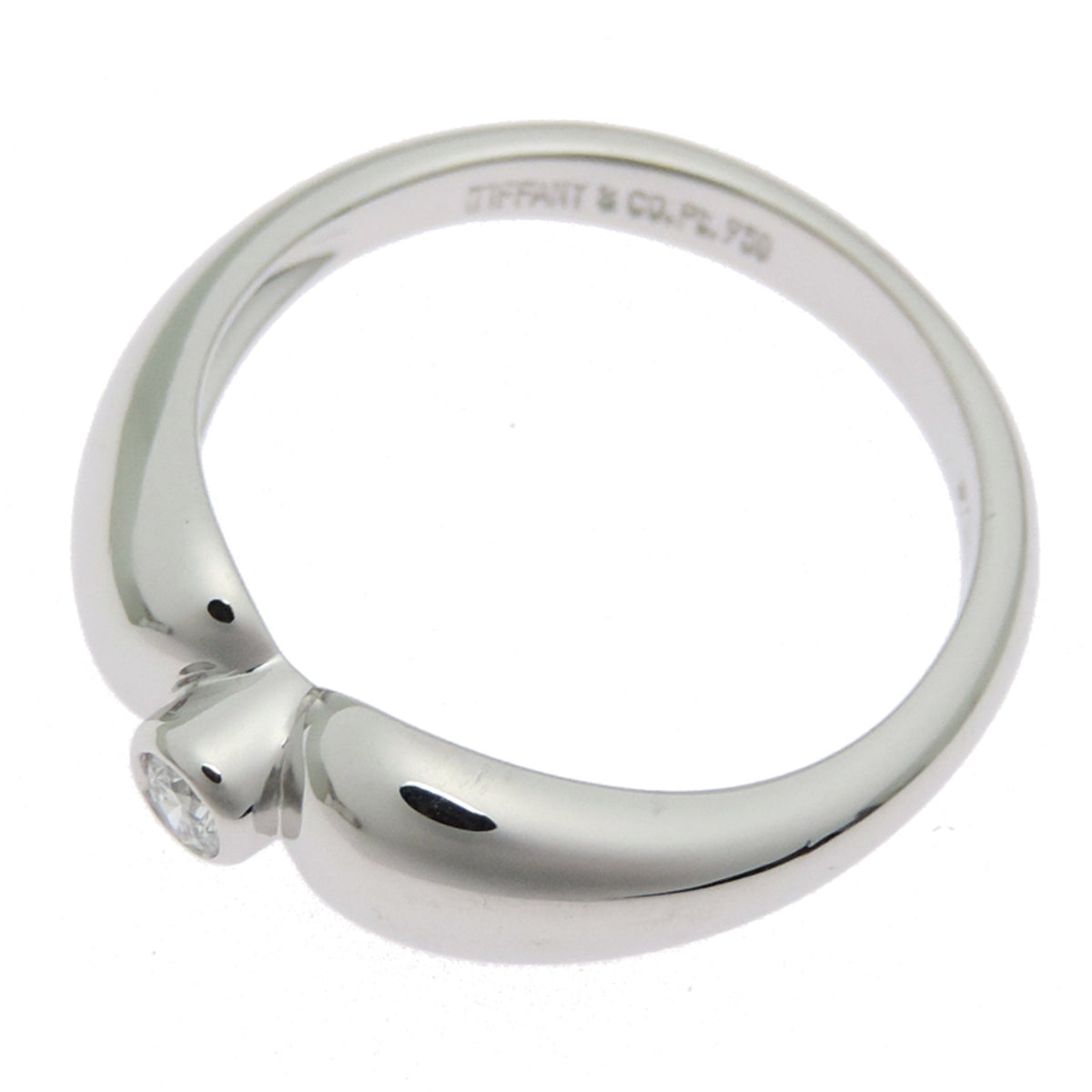 Tiffany Platinum 950 Band Ring (Pre-Owned)