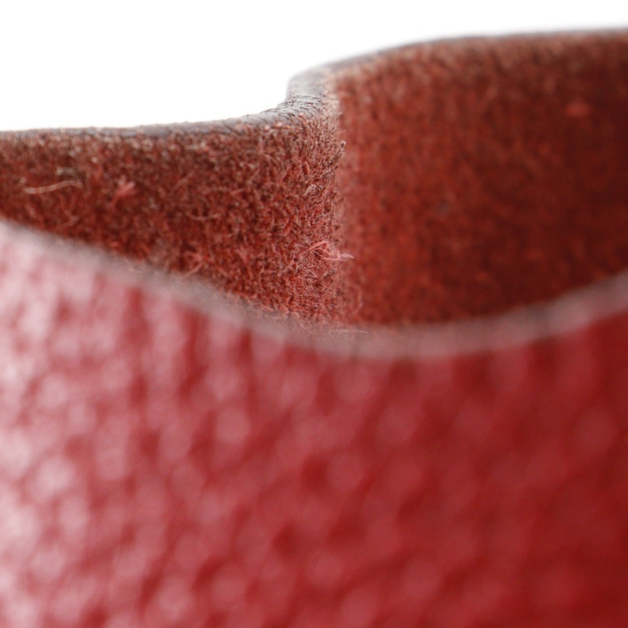 Hermes Red Color Taurillon Clemence Leather Handbag (Pre-Owned)