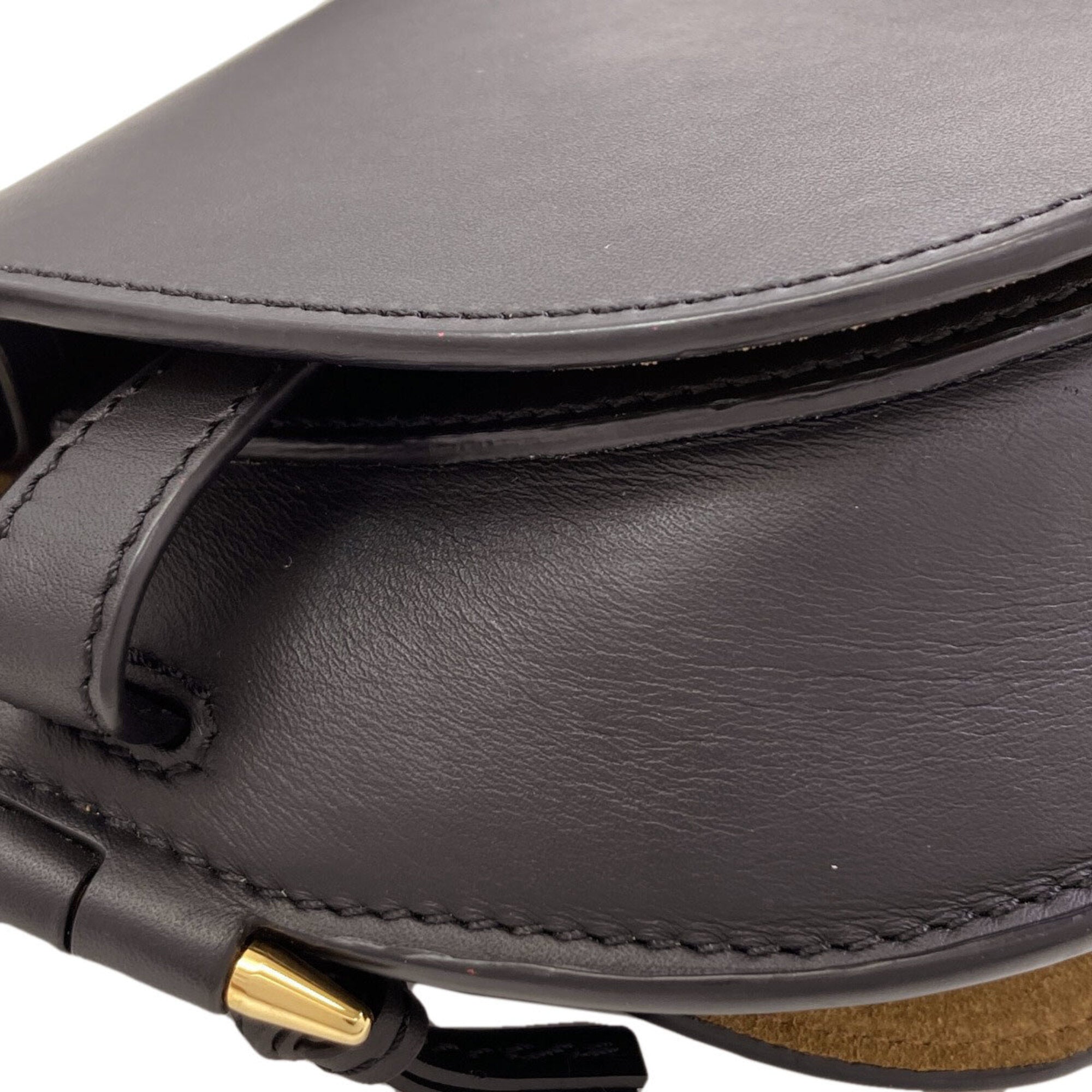 Loewe Black Leather Shoulder Bag (Pre-Owned)