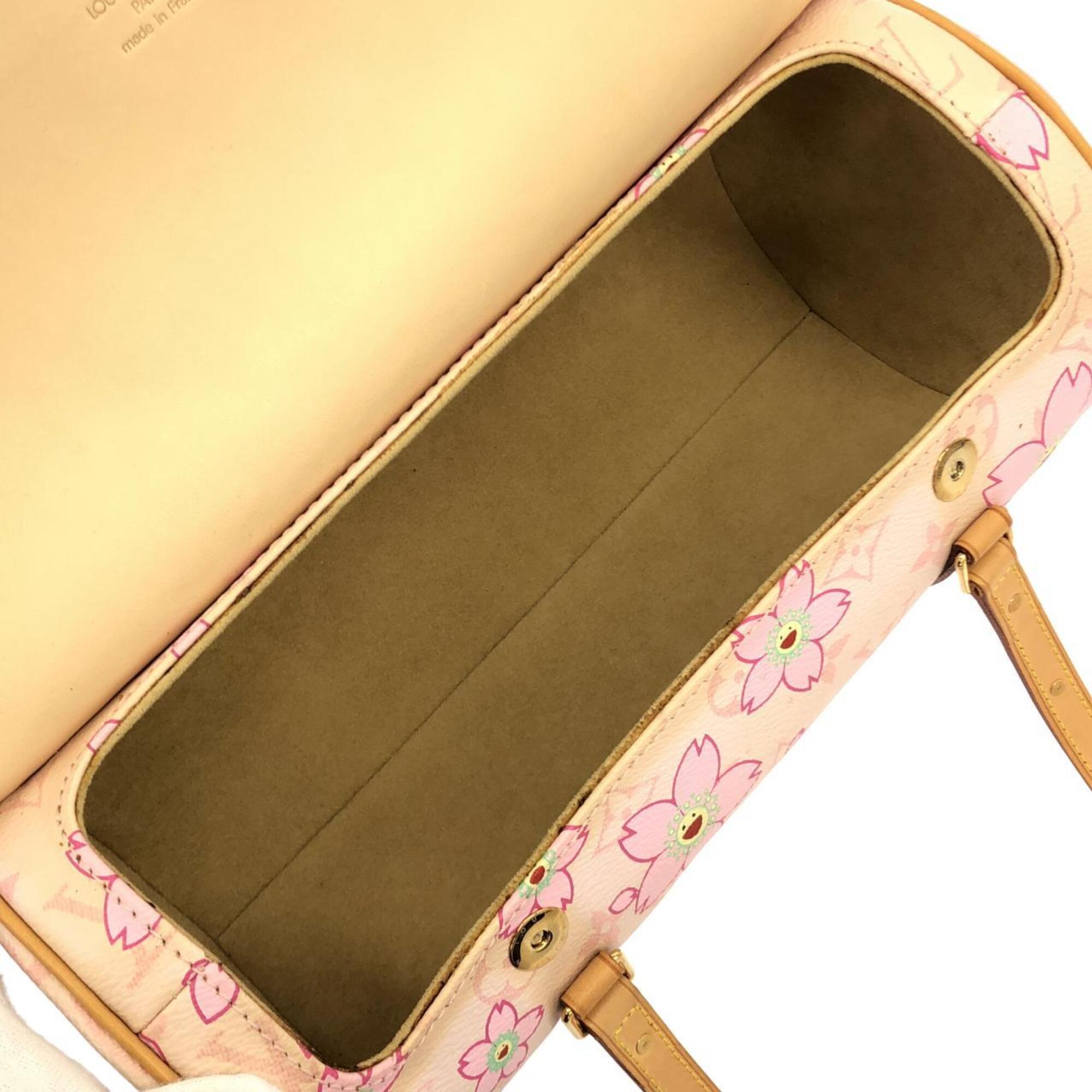 Louis Vuitton Monogram Cherry Blossom Rose Coated Canvas Handbag (Pre-Owned)