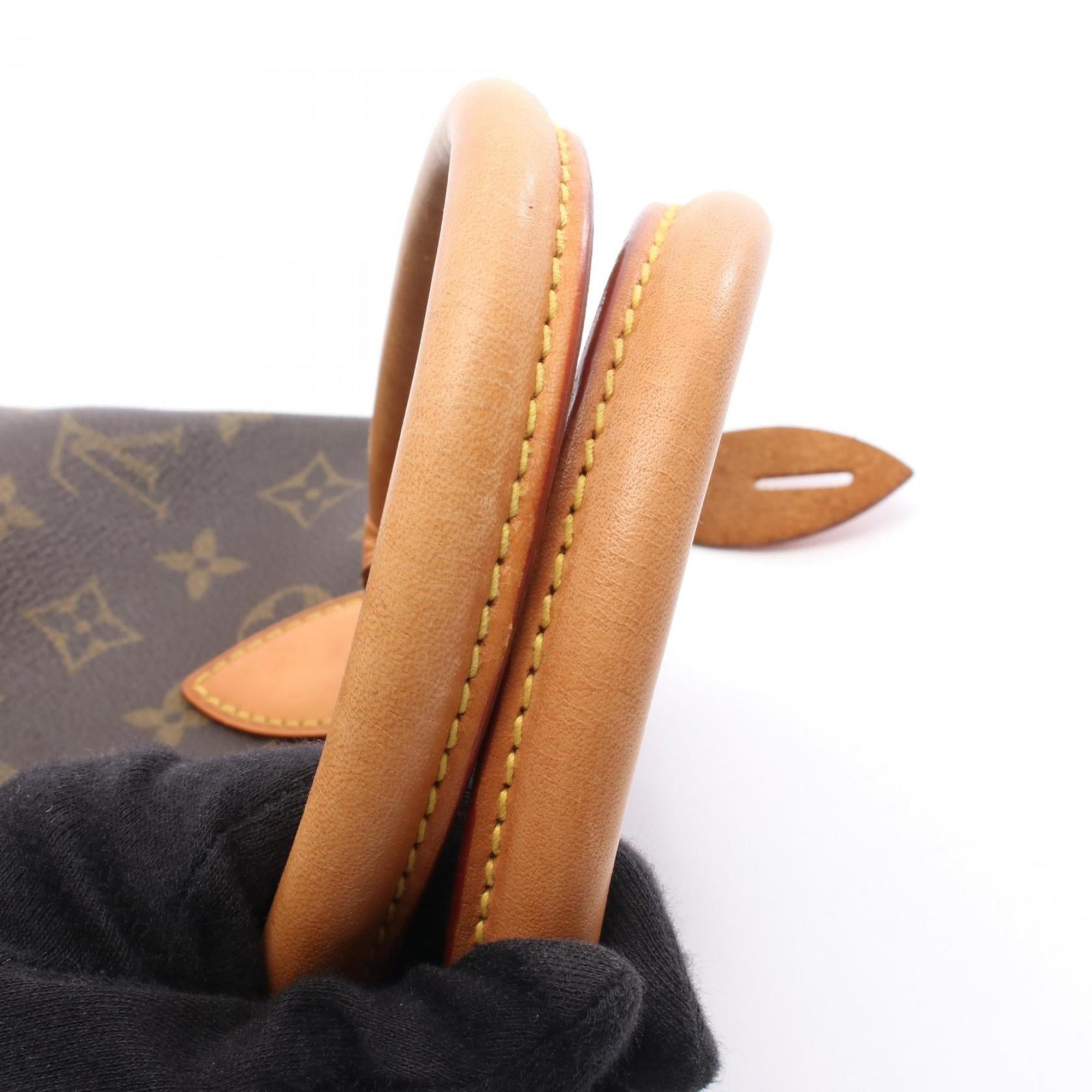 Louis Vuitton Brown Monogram Coated Canvas Leather Handbag (Pre-Owned)