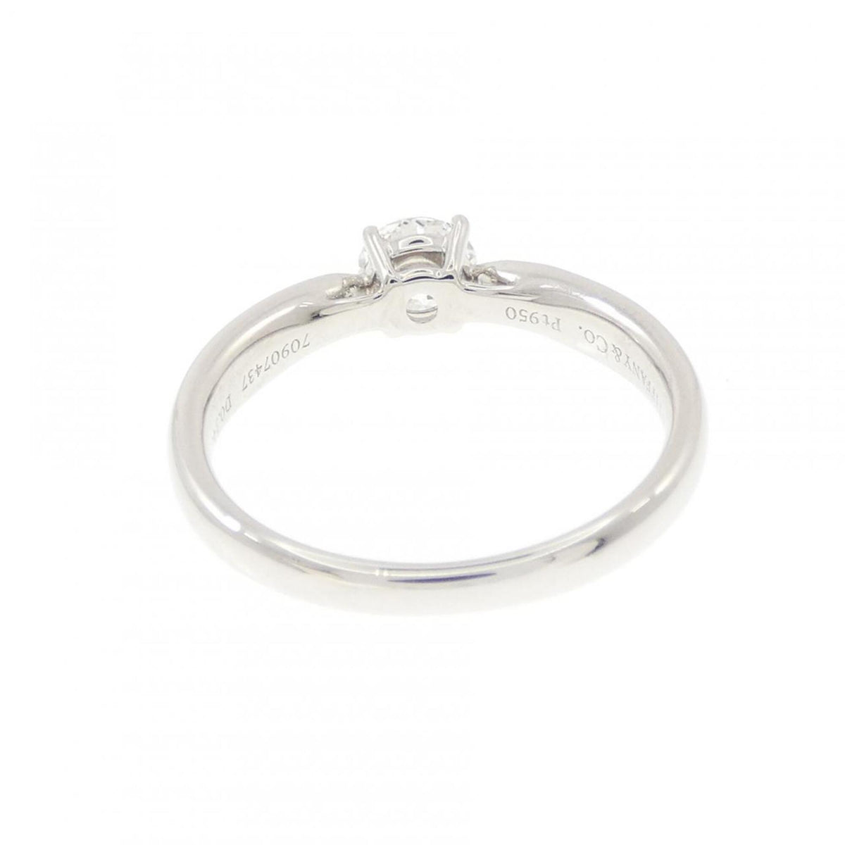 Tiffany Platinum 950 Band Ring (Pre-Owned)