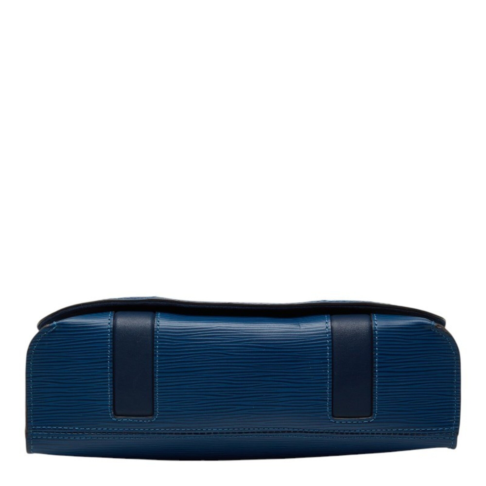 Louis Vuitton Blue Leather Shoulder Bag (Pre-Owned)