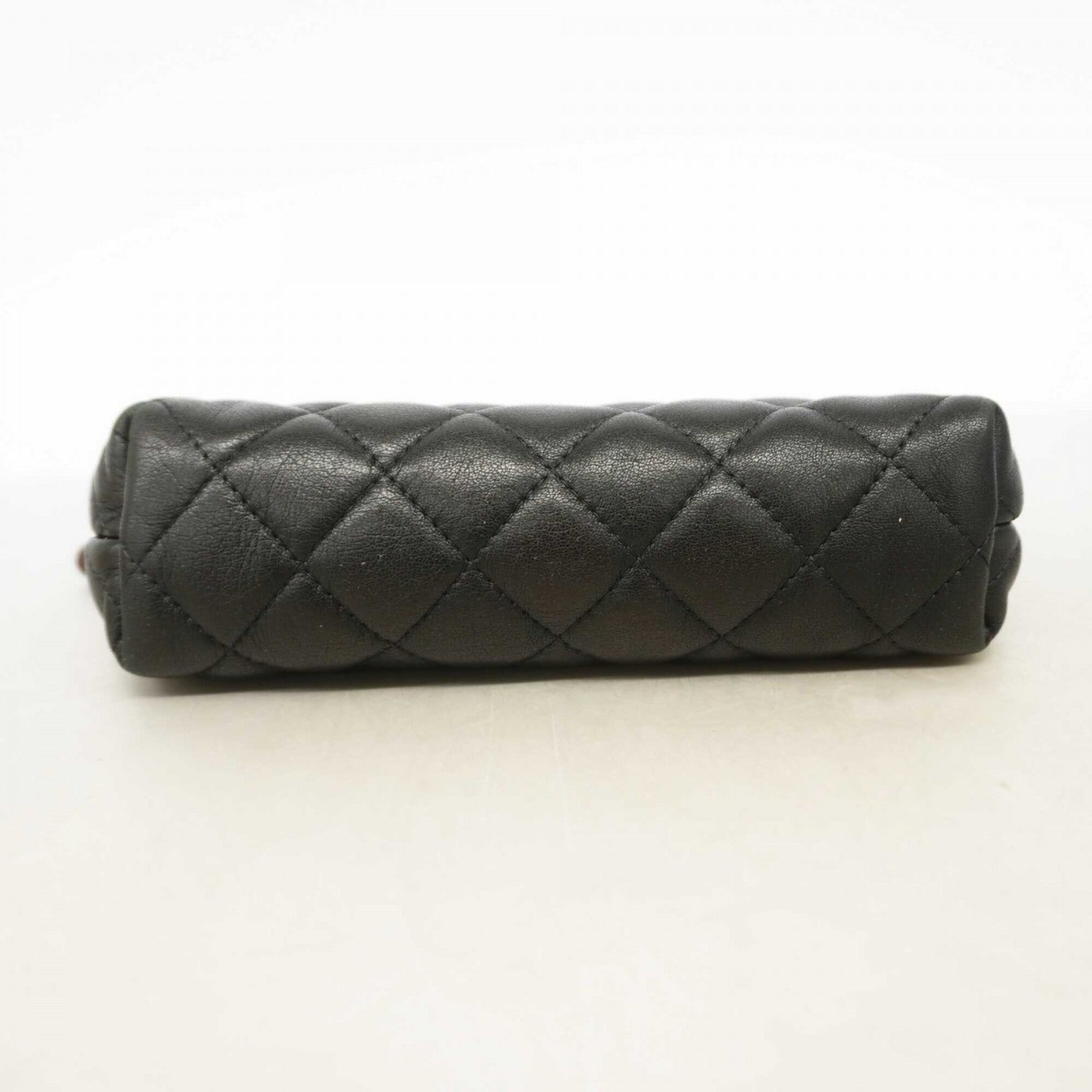 Chanel Black Leather Pouch (Pre-Owned)