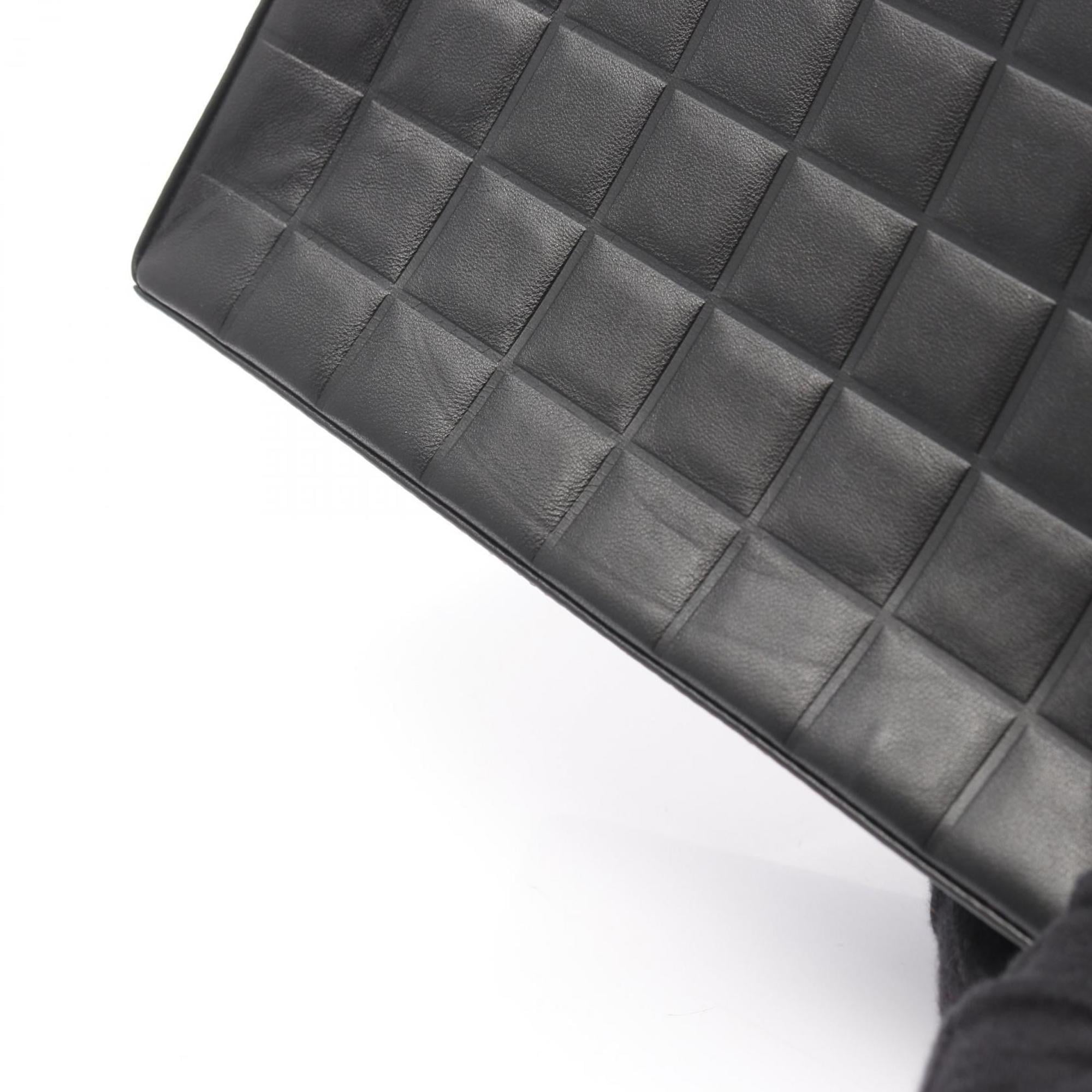 Chanel Black Leather Tote Bag (Pre-Owned)