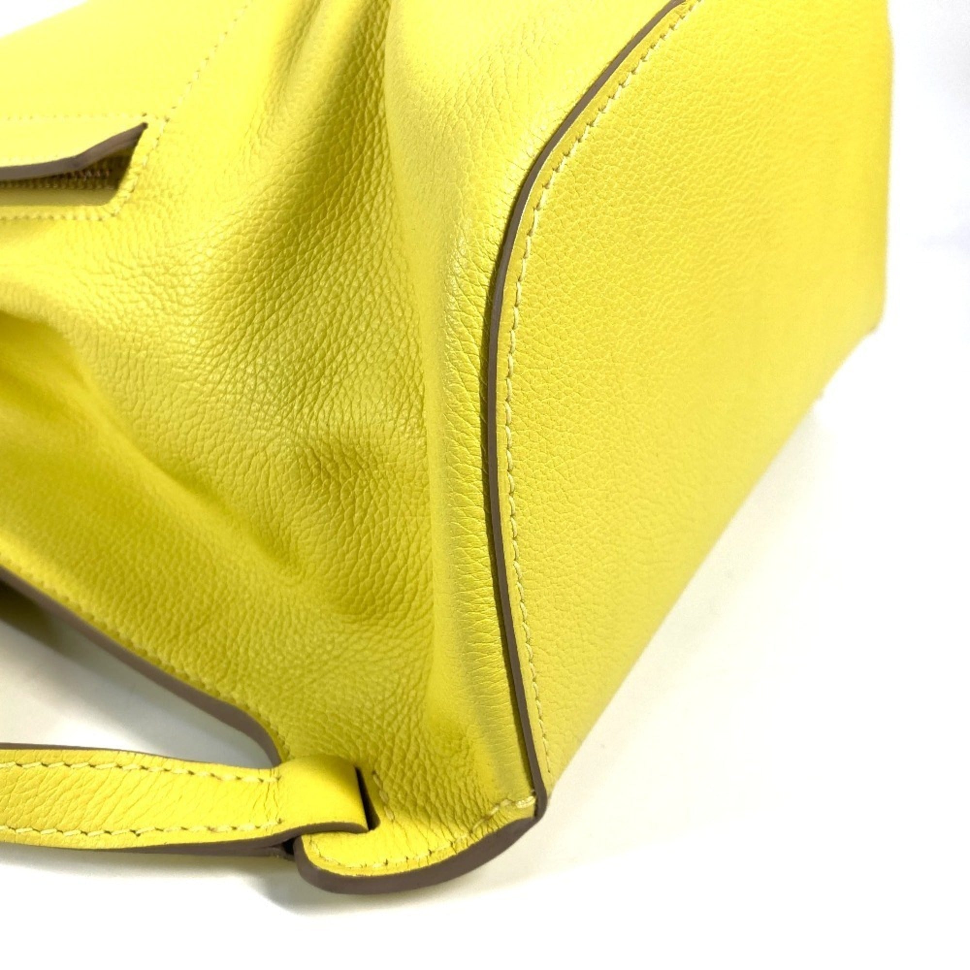 Hermes Yellow Leather Backpack (Pre-Owned)