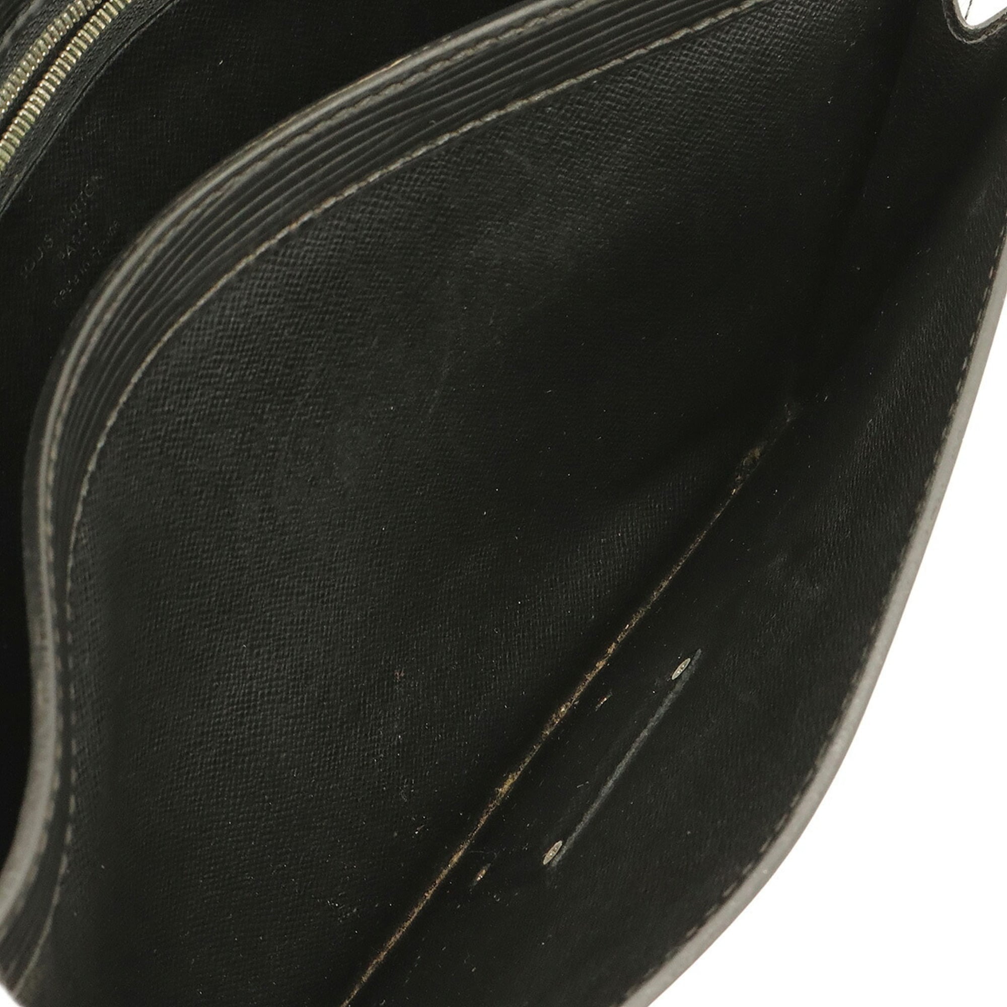 Louis Vuitton Black Noir White Epi Leather Pochette (Pre-Owned)