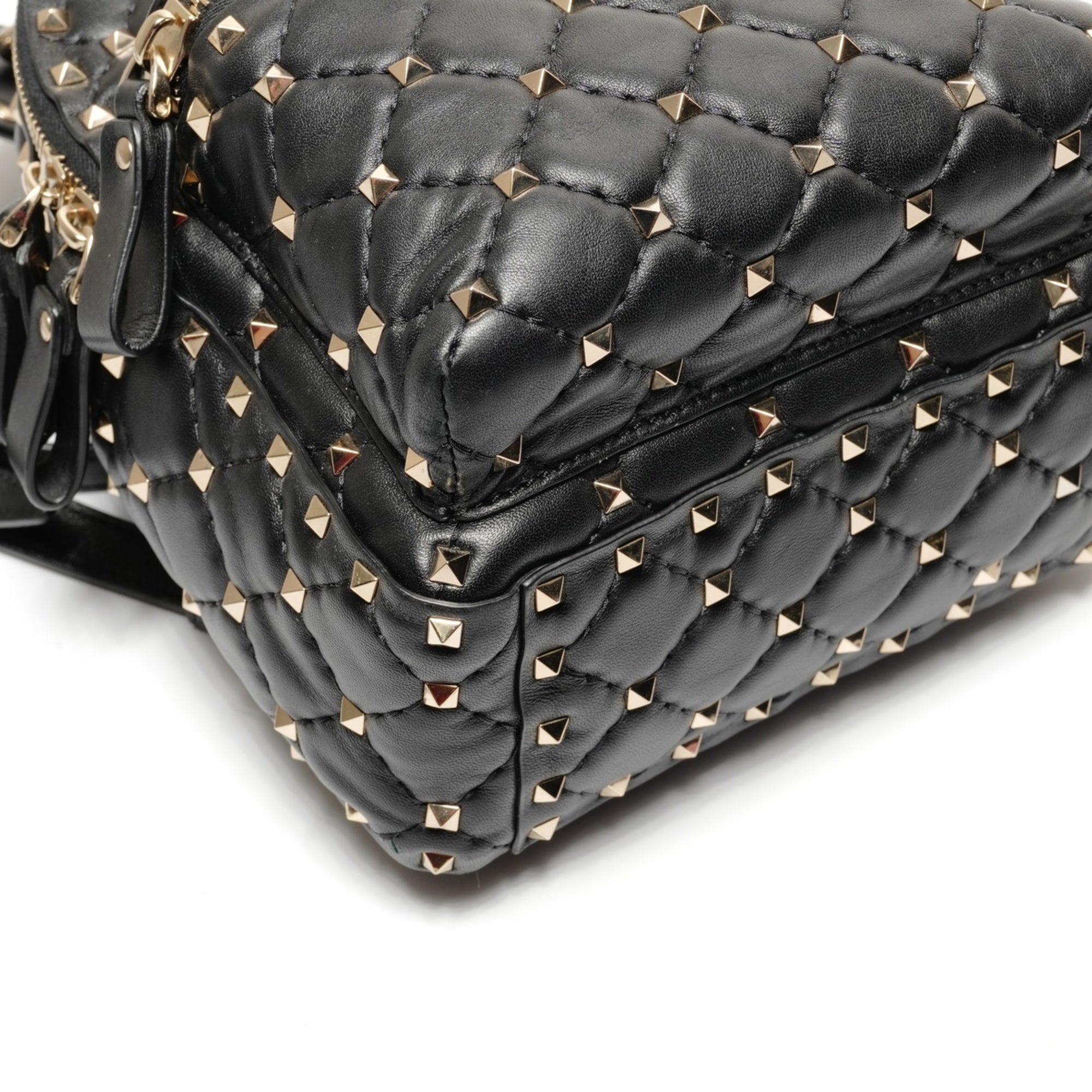 Valentino Black Leather Backpack (Pre-Owned)