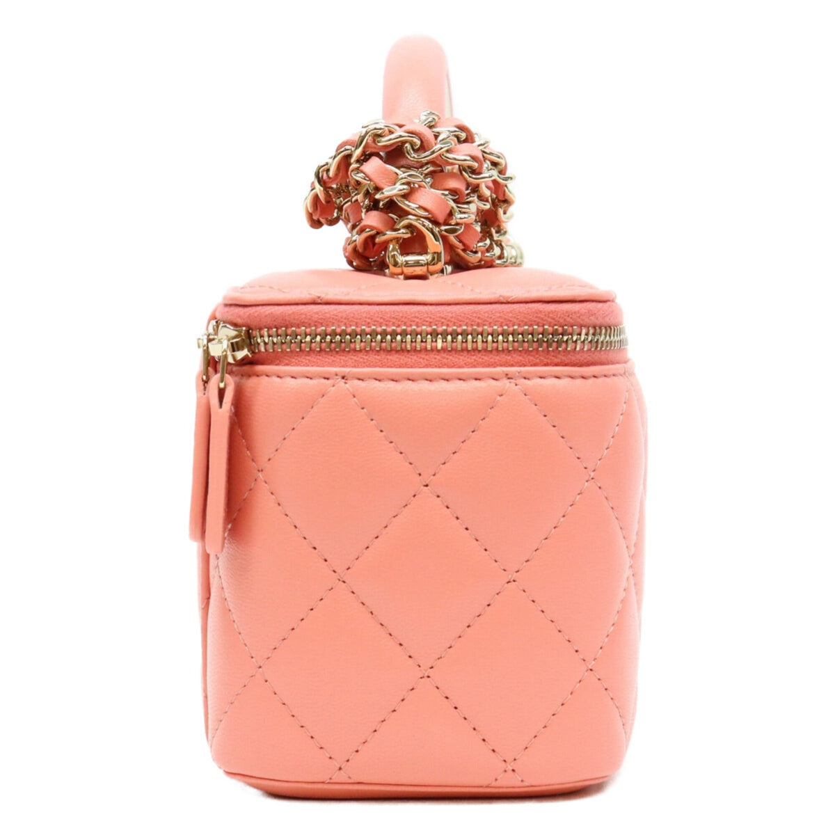 Chanel Pink Leather Shoulder Bag (Pre-Owned)