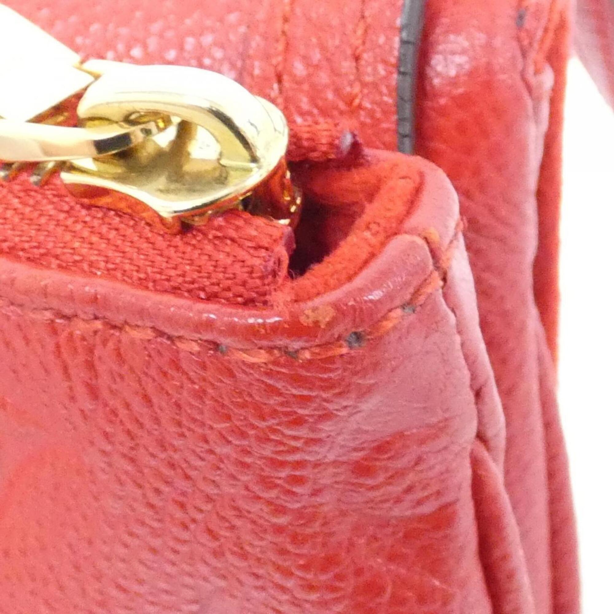 Louis Vuitton Cerise Red Color Leather Shoulder Bag (Pre-Owned)