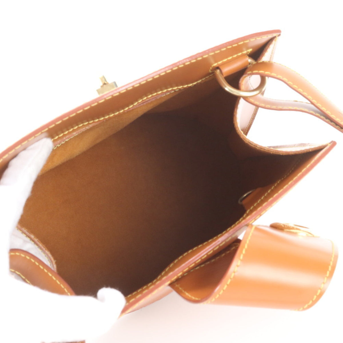Louis Vuitton Gold Cipango Leather Handbag Shoulder Bag Tote Bag (Pre-Owned)