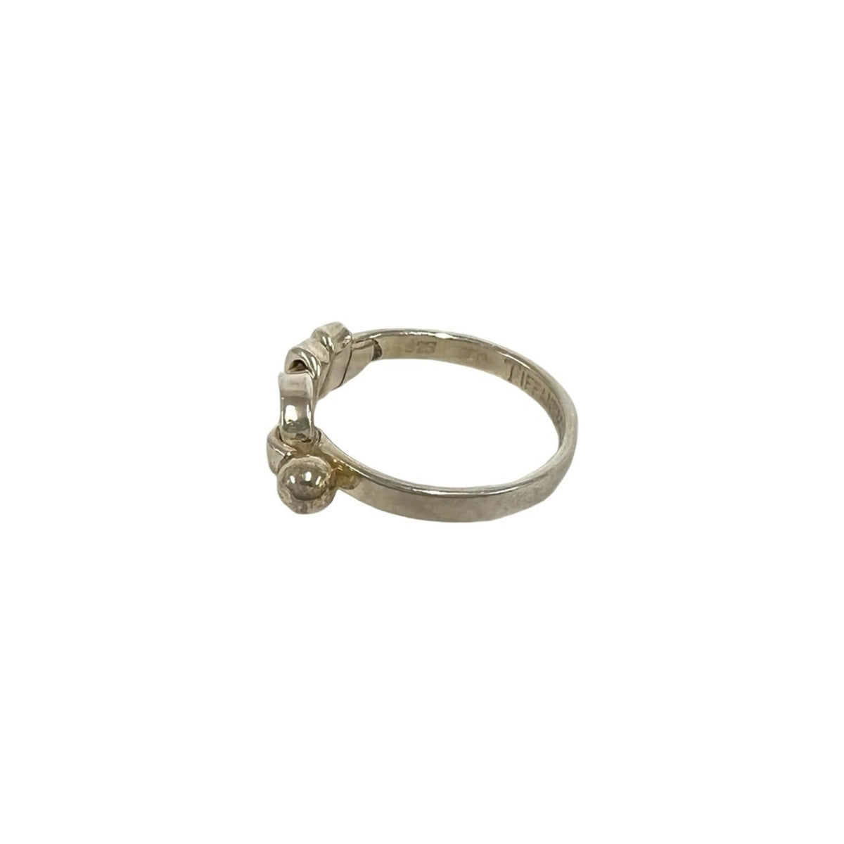 Tiffany Gold Silver Yellow Gold (18K) Silver 925 Band Ring (Pre-Owned)