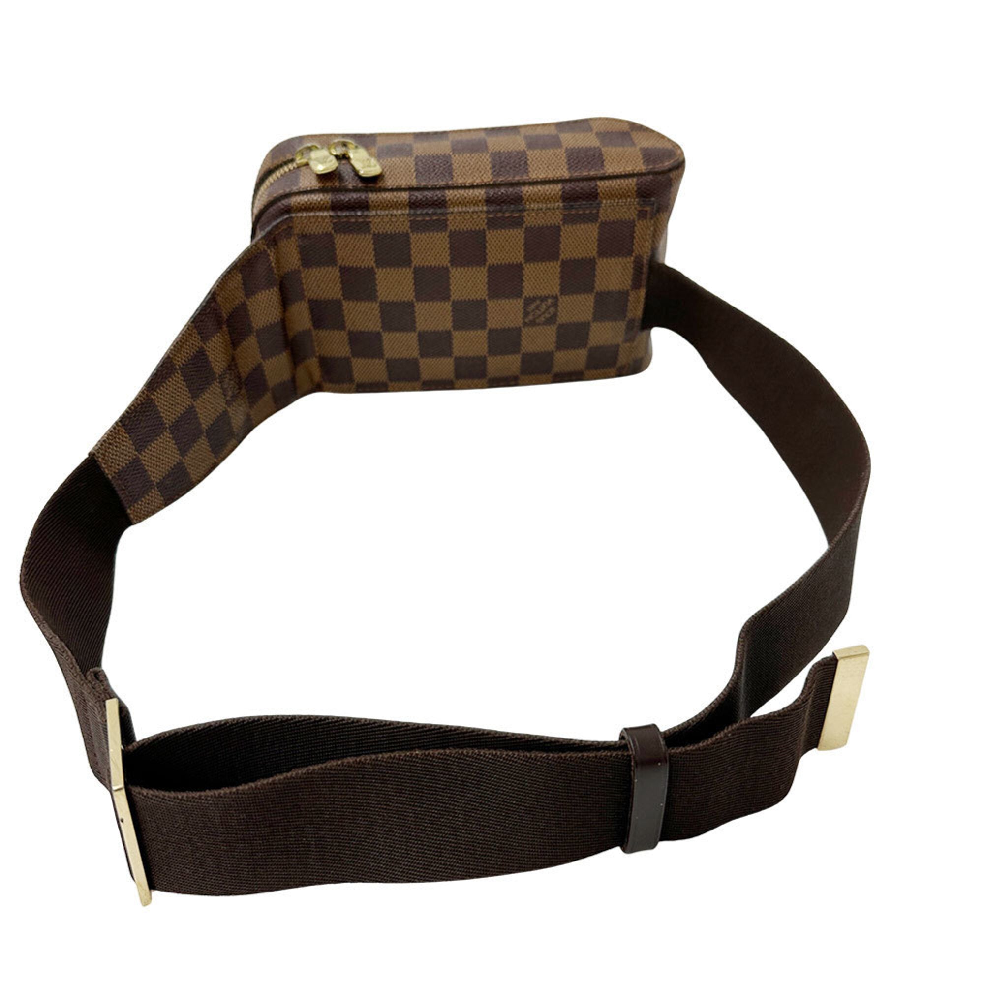 Louis Vuitton Brown Damier Canvas Handbag Sling Bag (Pre-Owned)