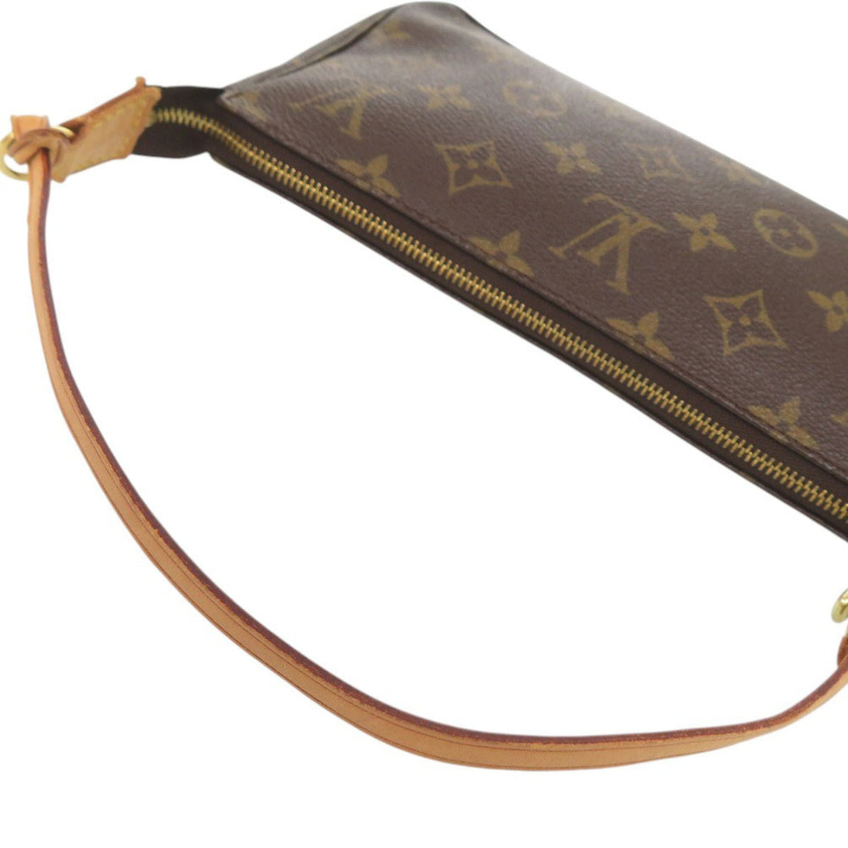 Louis Vuitton Brown Monogram Monogram Handbag Pochette Pouch (Pre-Owned)