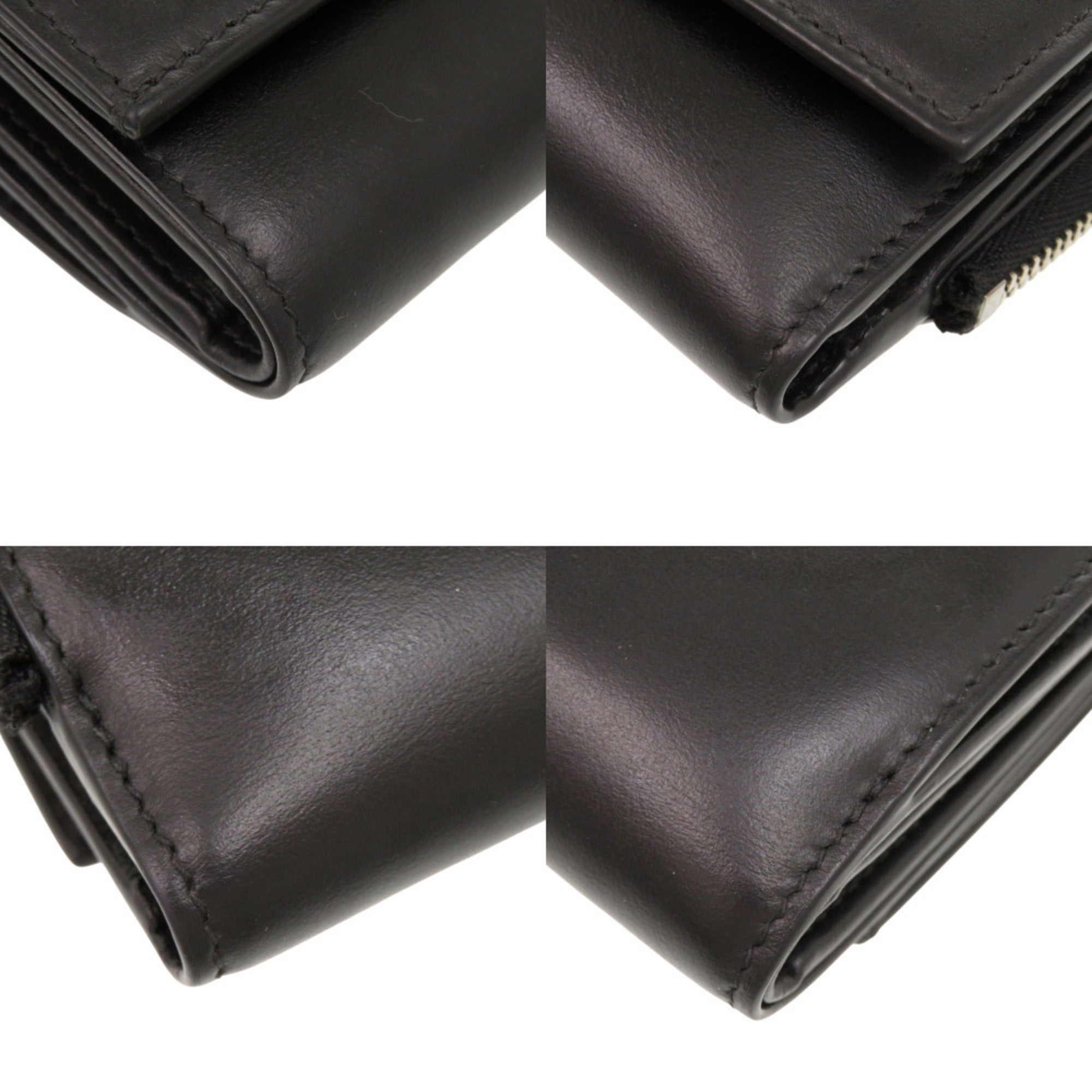 Dolce & Gabbana Black Leather Wallet (Tri-Fold) (Pre-Owned)