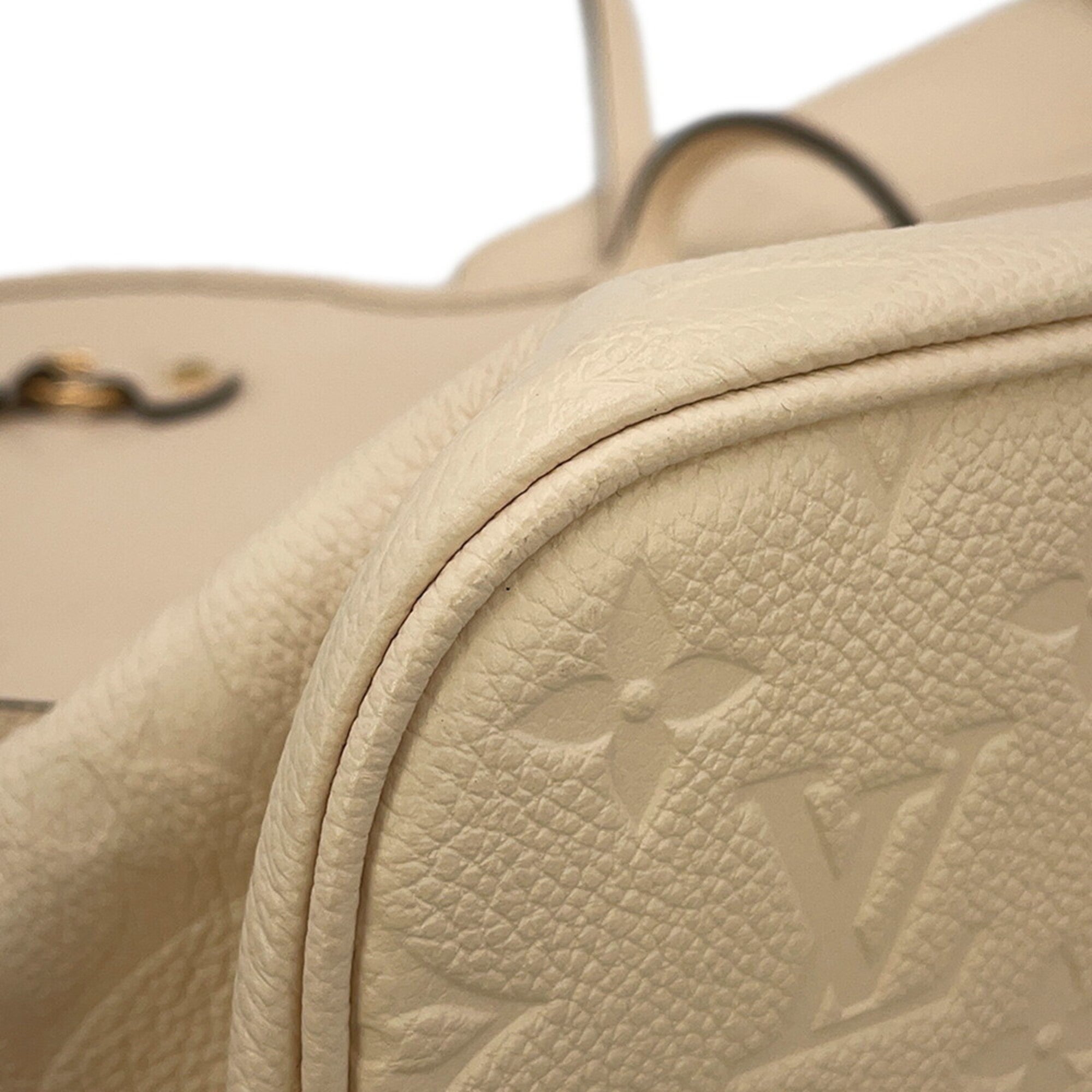 Louis Vuitton Cream Monogram Empreinte Tote Bag (Pre-Owned)