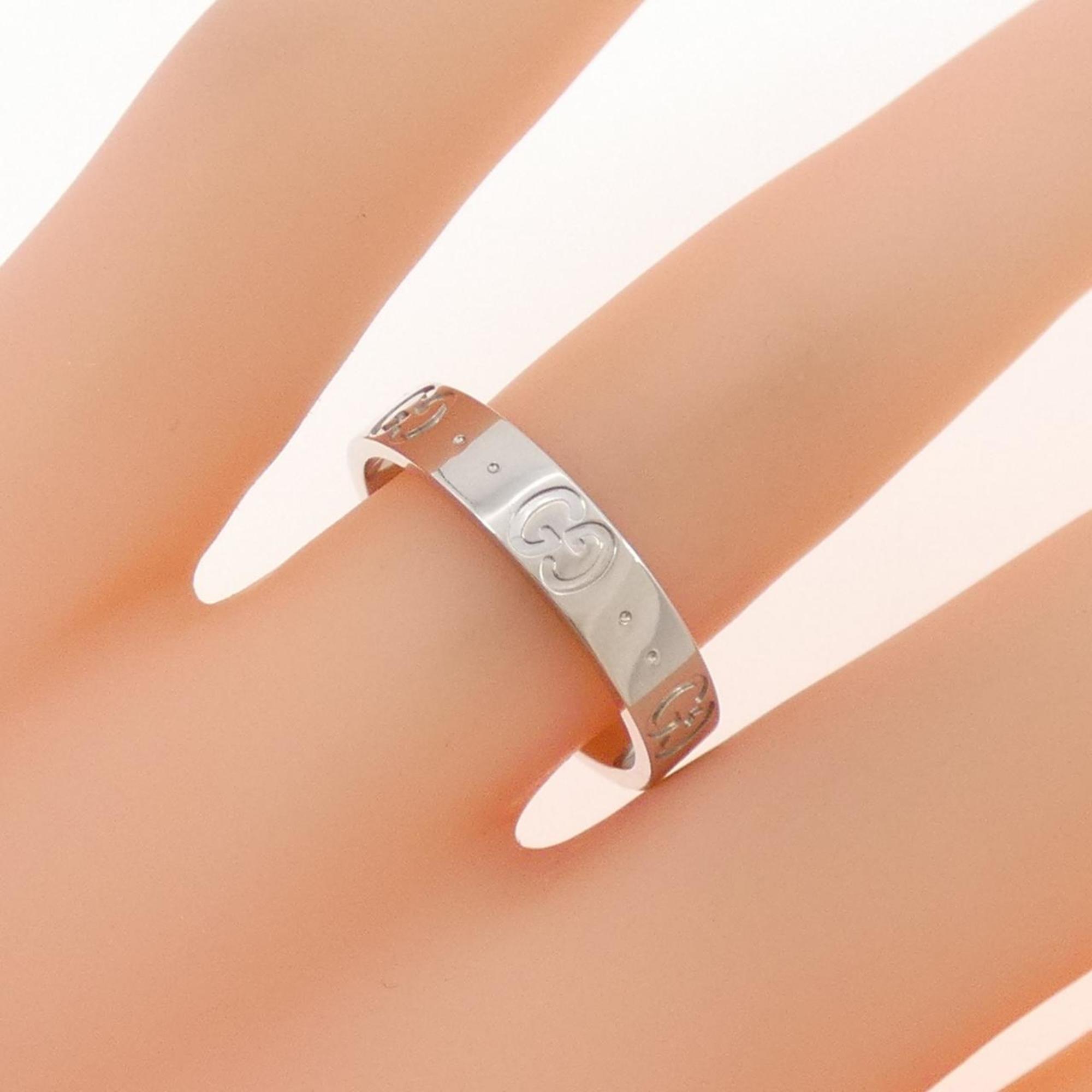 Gucci White Gold White Gold (18K) Band Ring (Pre-Owned)