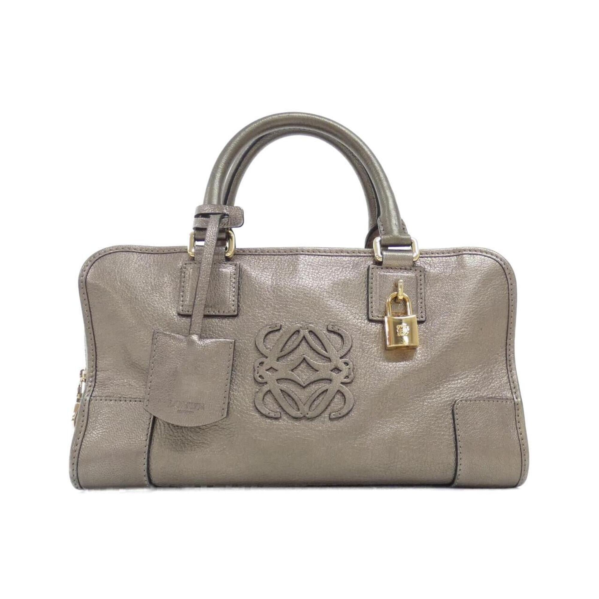 Loewe Bronze Leather Handbag (Pre-Owned)