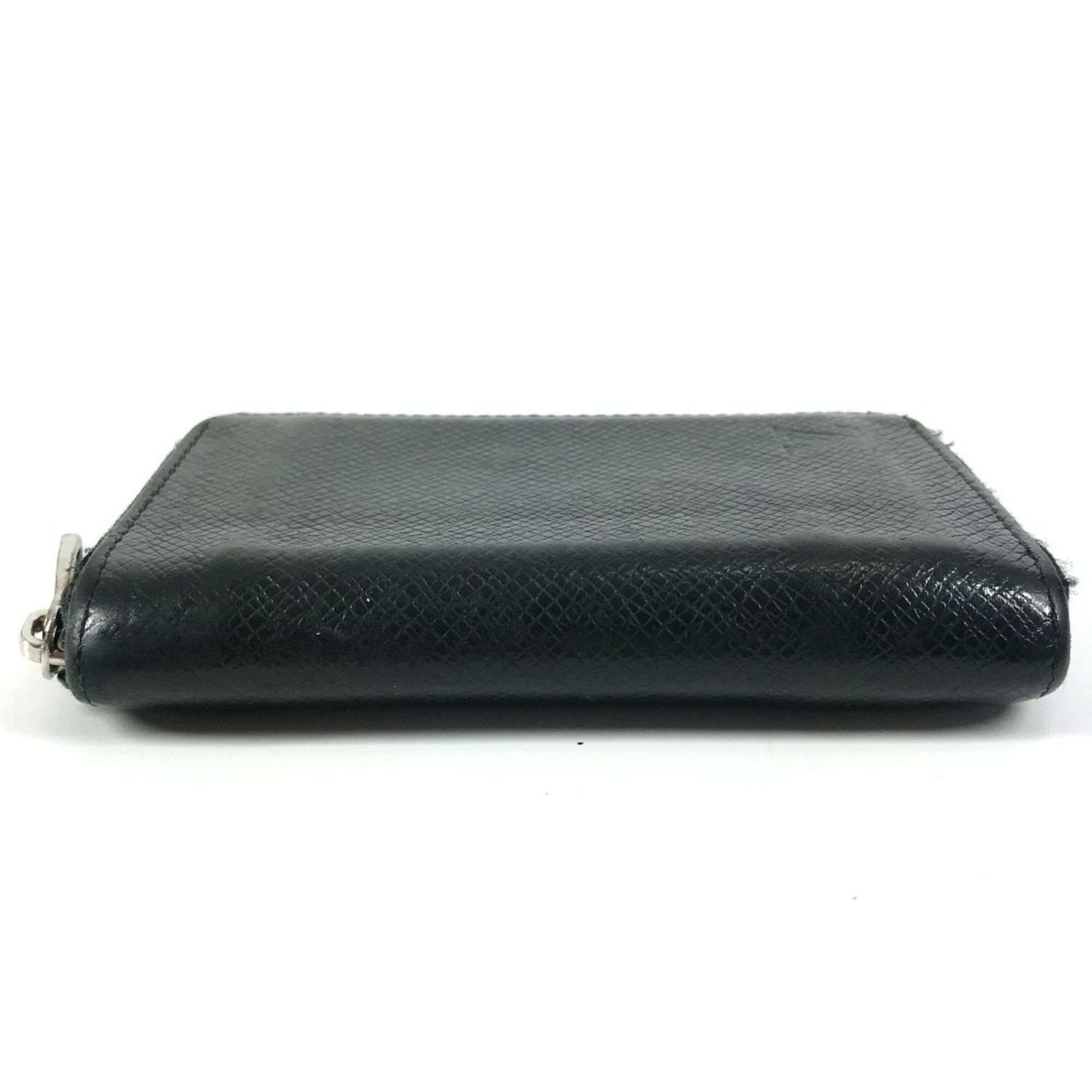 Louis Vuitton Taiga Ardoise Black Taiga Leather Coin Purse/Coin Case (Pre-Owned)